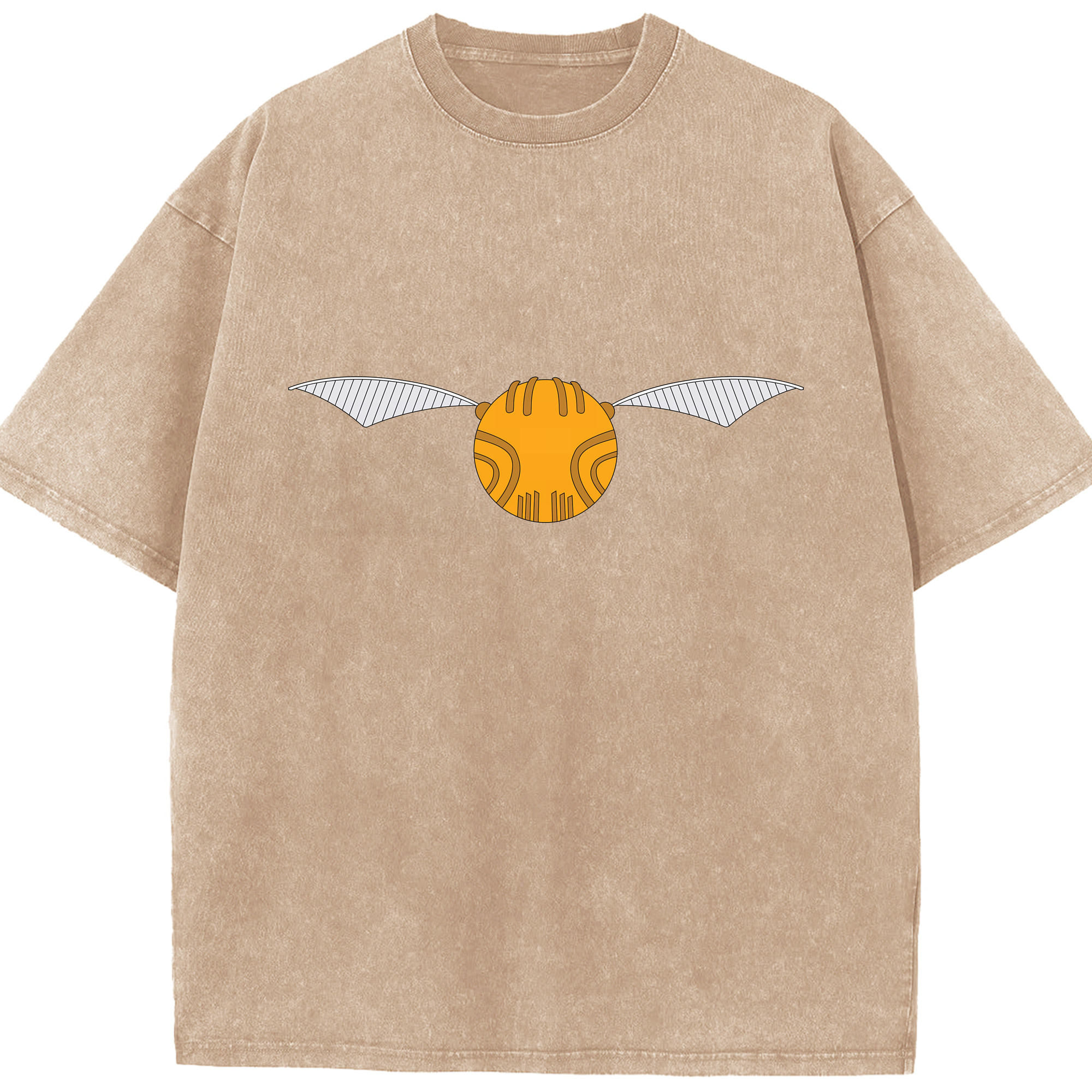 （画像用） Harry Potter ハリー・ポッターシリーズ 綿100% ヴィンテージ風 半袖Tシャツ（フロントプリント）