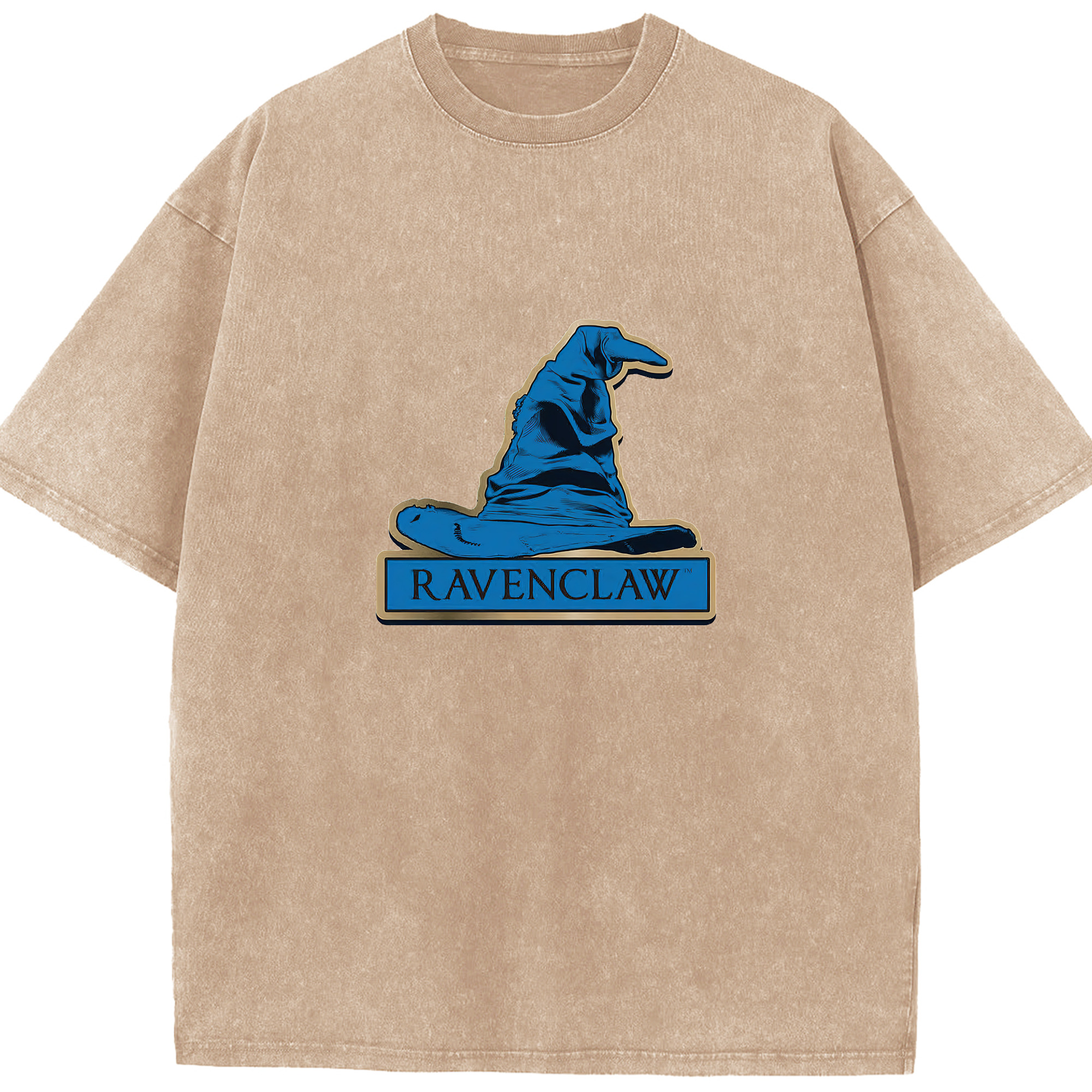 （画像用） Harry Potter ハリー・ポッターシリーズ 綿100% ヴィンテージ風 半袖Tシャツ（フロントプリント）