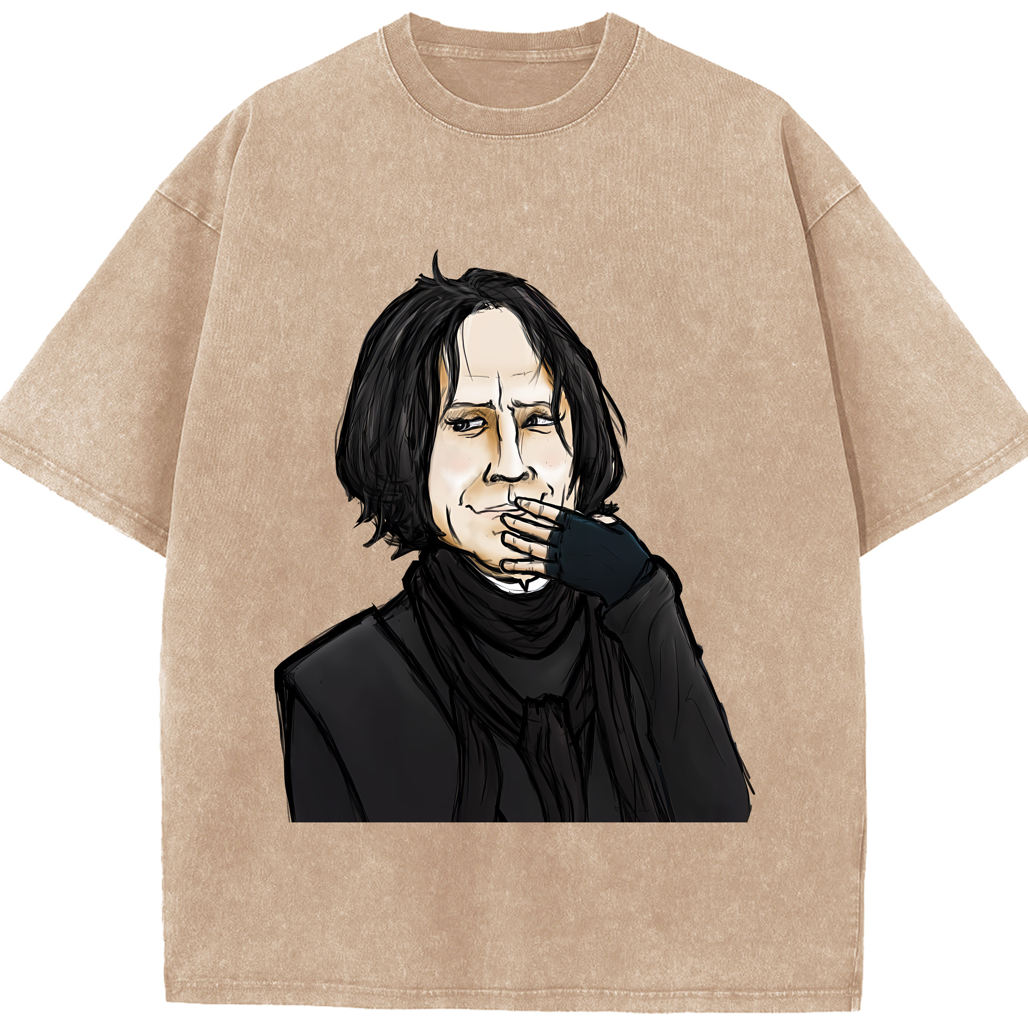 （画像用） Harry Potter ハリー・ポッターシリーズ 綿100% ヴィンテージ風 半袖Tシャツ（フロントプリント）