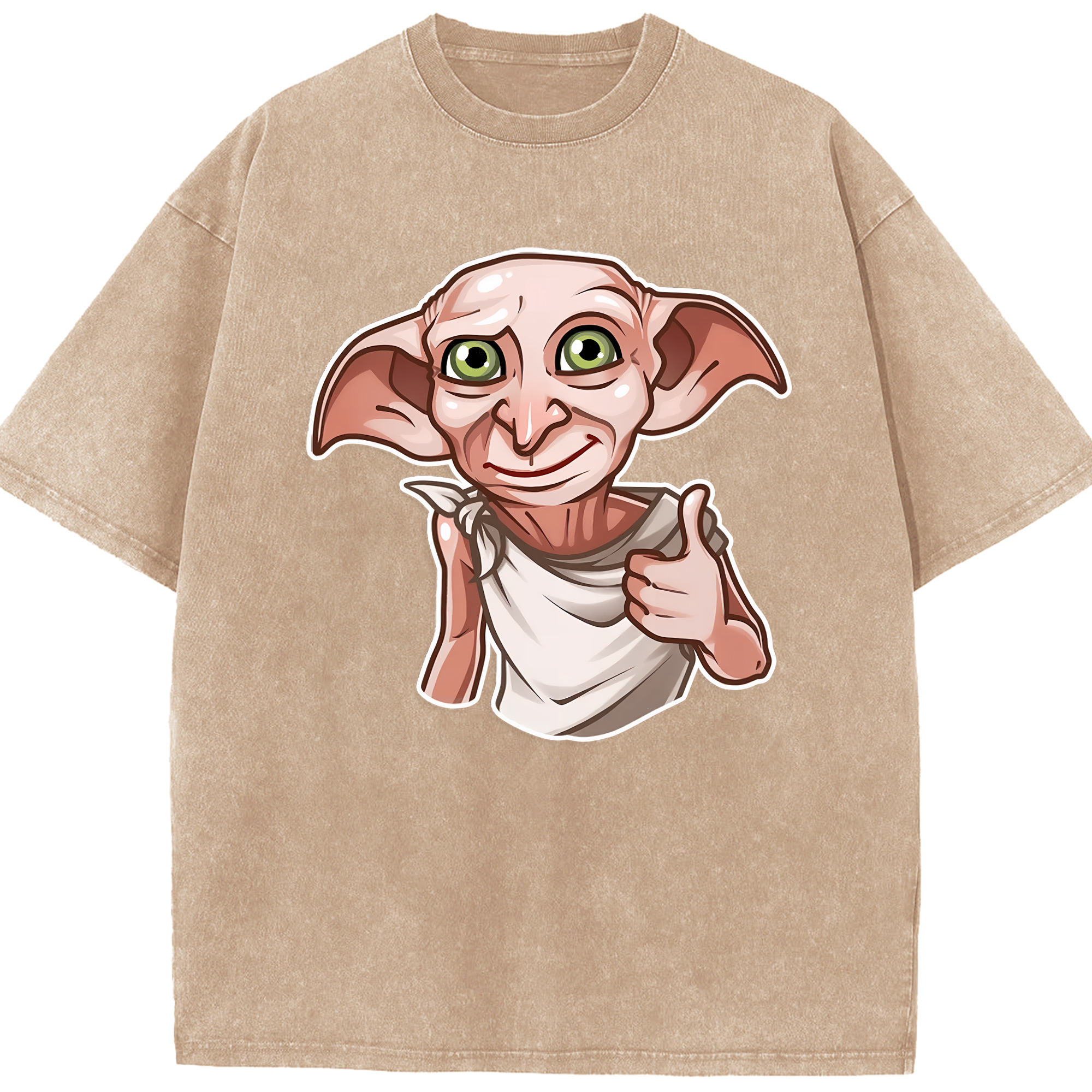 （画像用） Harry Potter ハリー・ポッターシリーズ 綿100% ヴィンテージ風 半袖Tシャツ（フロントプリント）