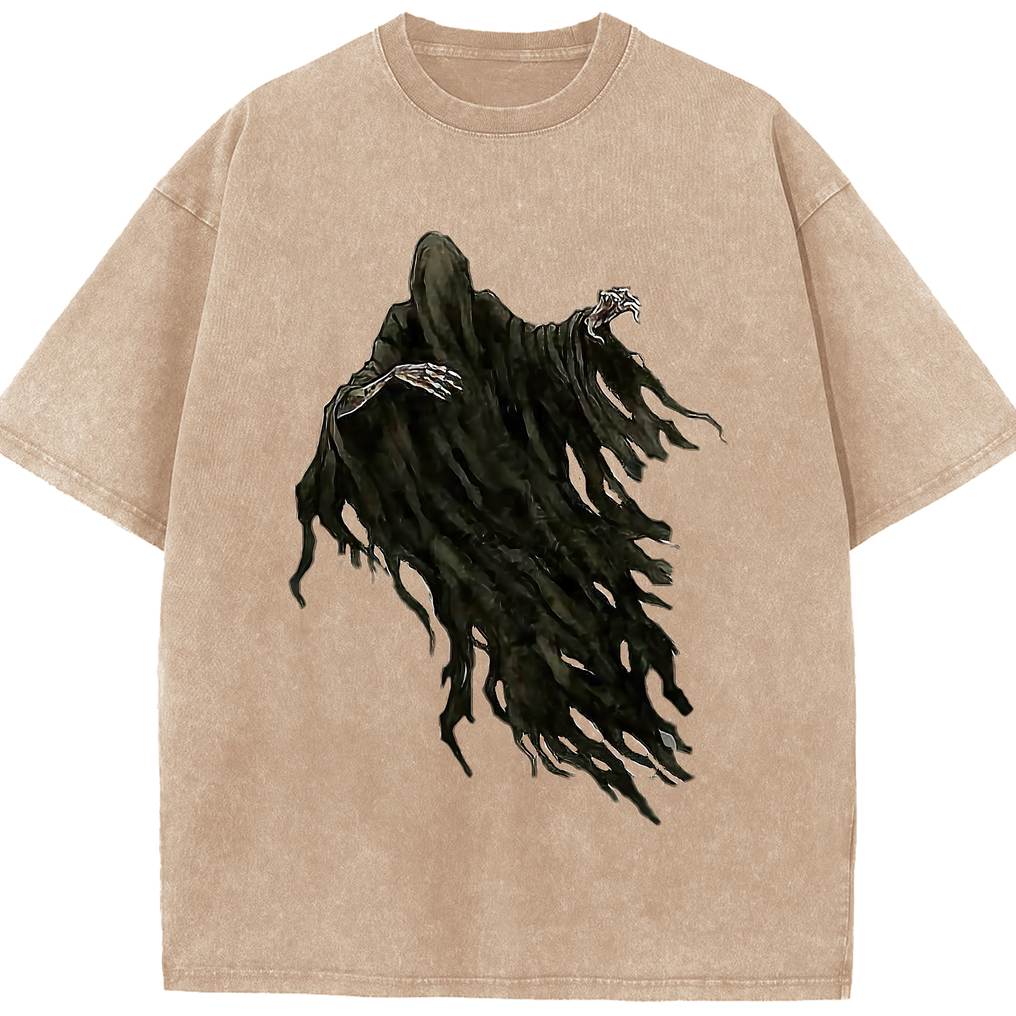 （画像用） Harry Potter ハリー・ポッターシリーズ 綿100% ヴィンテージ風 半袖Tシャツ（フロントプリント）