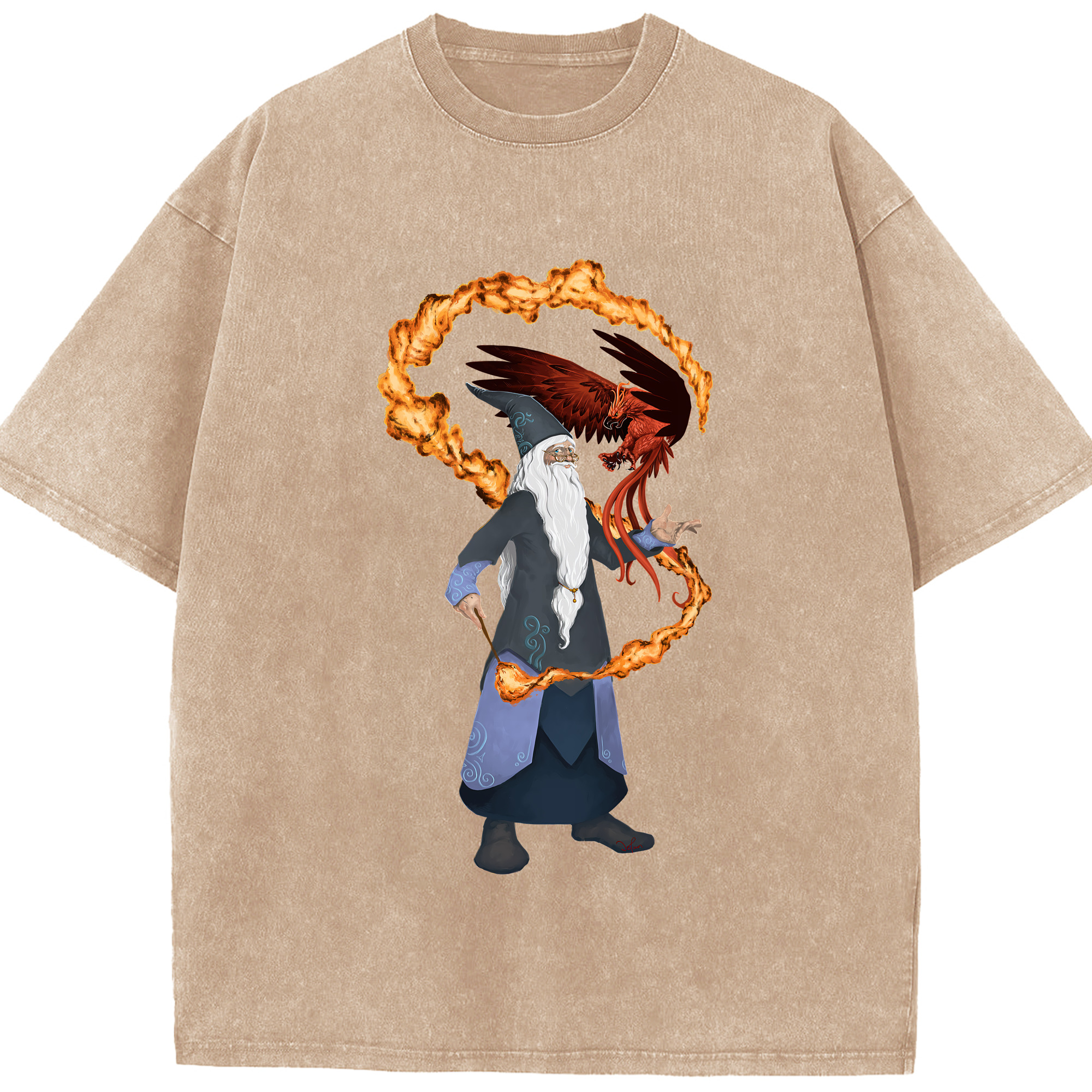 （画像用） Harry Potter ハリー・ポッターシリーズ 綿100% ヴィンテージ風 半袖Tシャツ（フロントプリント）