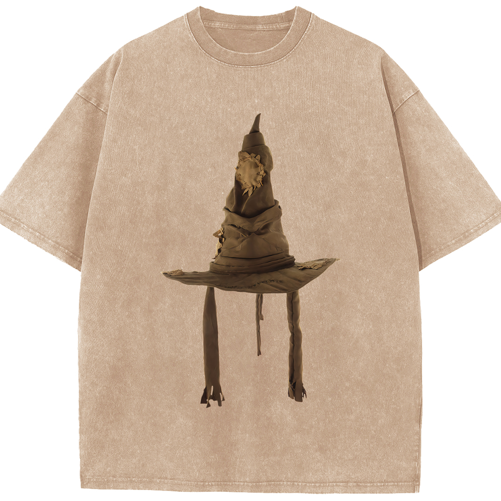 （画像用） Harry Potter ハリー・ポッターシリーズ 綿100% ヴィンテージ風 半袖Tシャツ（フロントプリント）