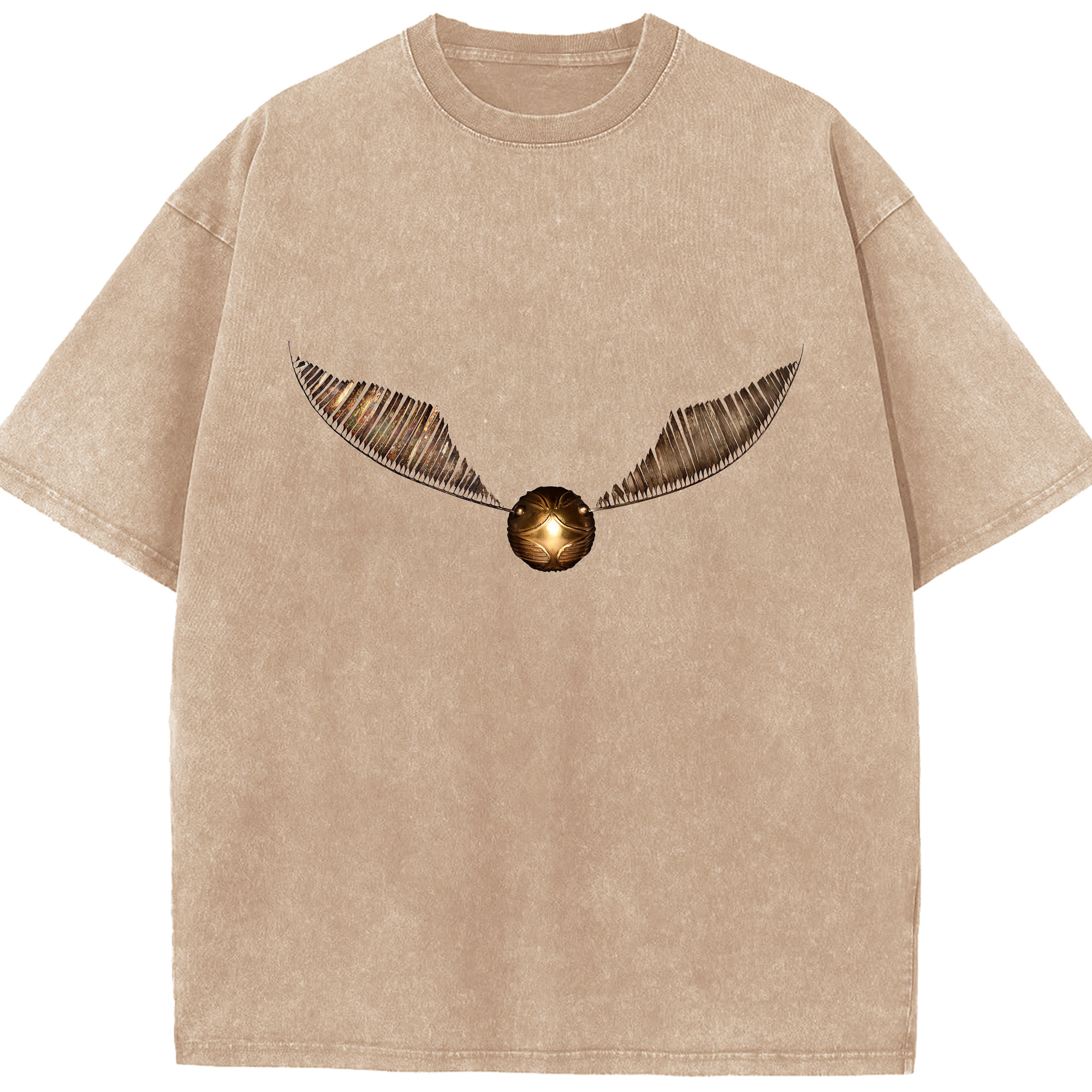 （画像用） Harry Potter ハリー・ポッターシリーズ 綿100% ヴィンテージ風 半袖Tシャツ（フロントプリント）