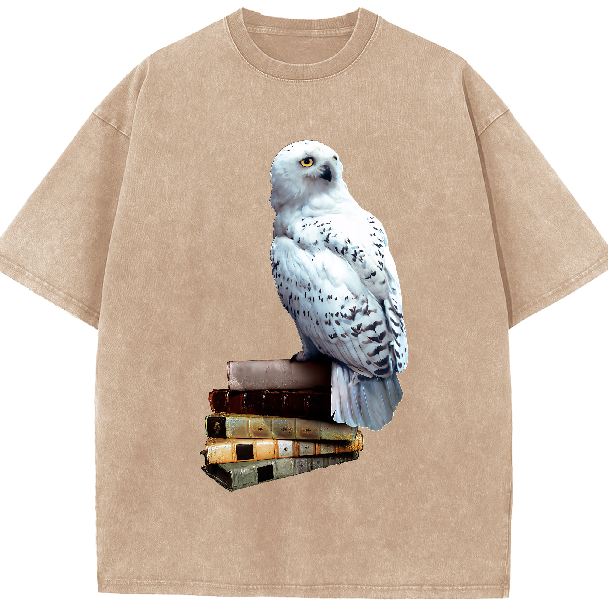 （画像用） Harry Potter ハリー・ポッターシリーズ 綿100% ヴィンテージ風 半袖Tシャツ（フロントプリント）