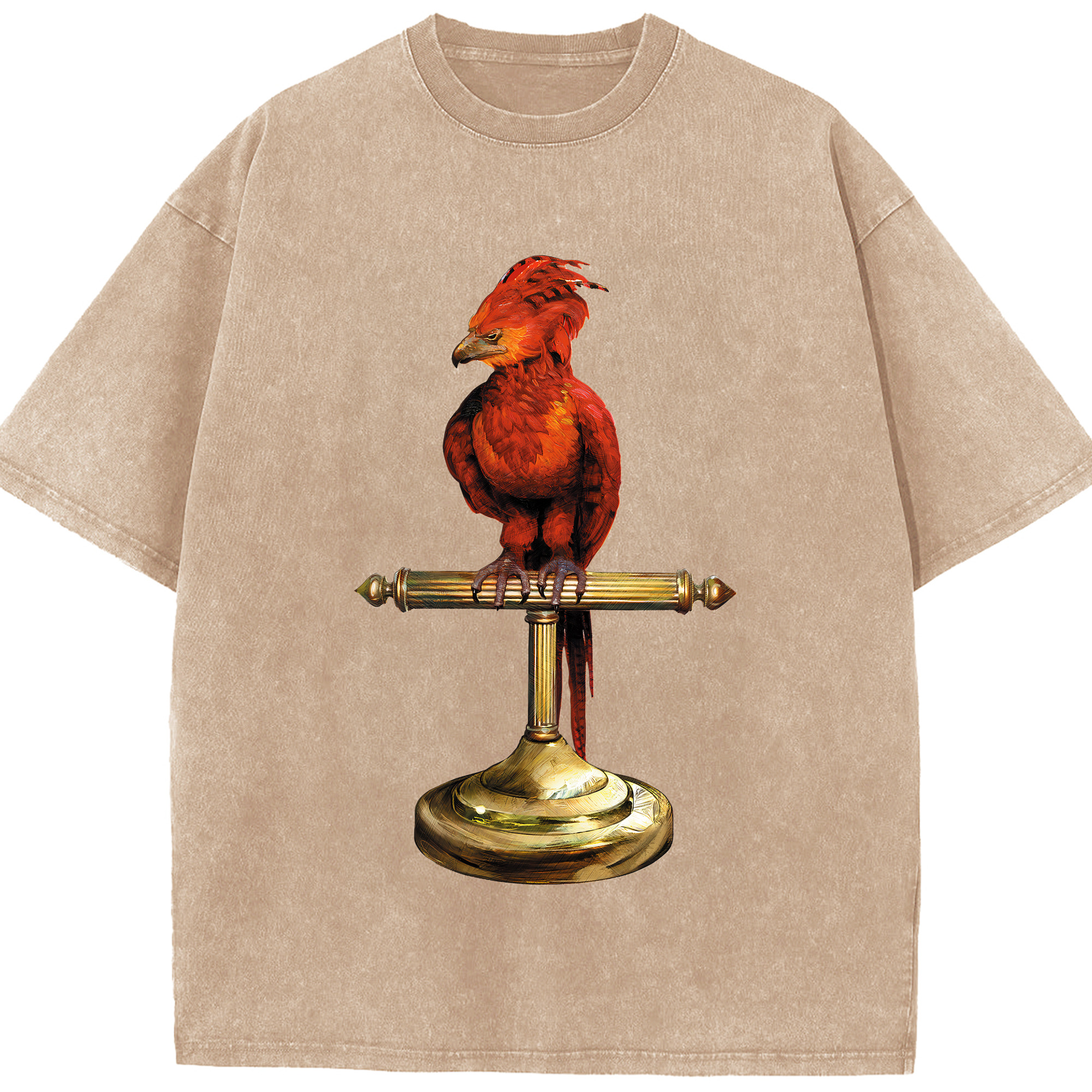 （画像用） Harry Potter ハリー・ポッターシリーズ 綿100% ヴィンテージ風 半袖Tシャツ（フロントプリント）
