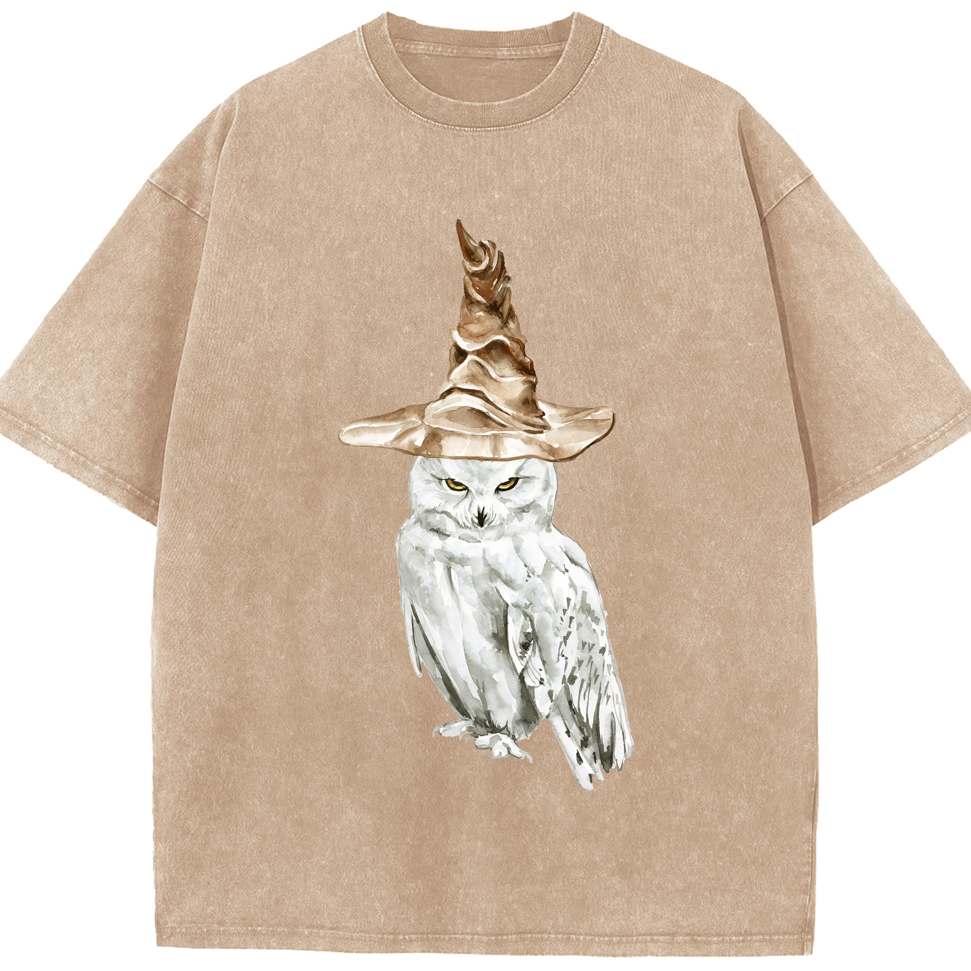 （画像用） Harry Potter ハリー・ポッターシリーズ 綿100% ヴィンテージ風 半袖Tシャツ（フロントプリント）
