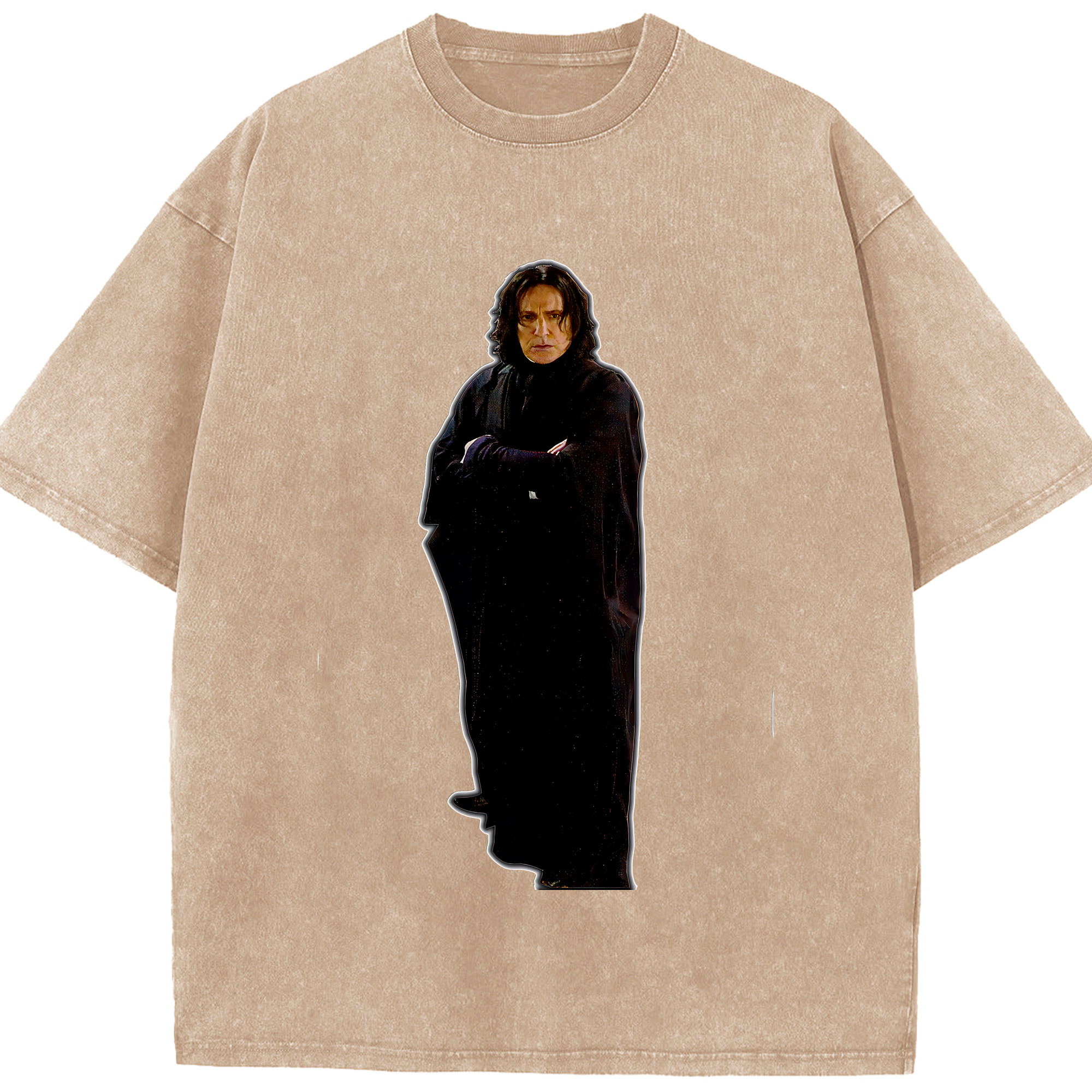 （画像用） Harry Potter ハリー・ポッターシリーズ 綿100% ヴィンテージ風 半袖Tシャツ（フロントプリント）