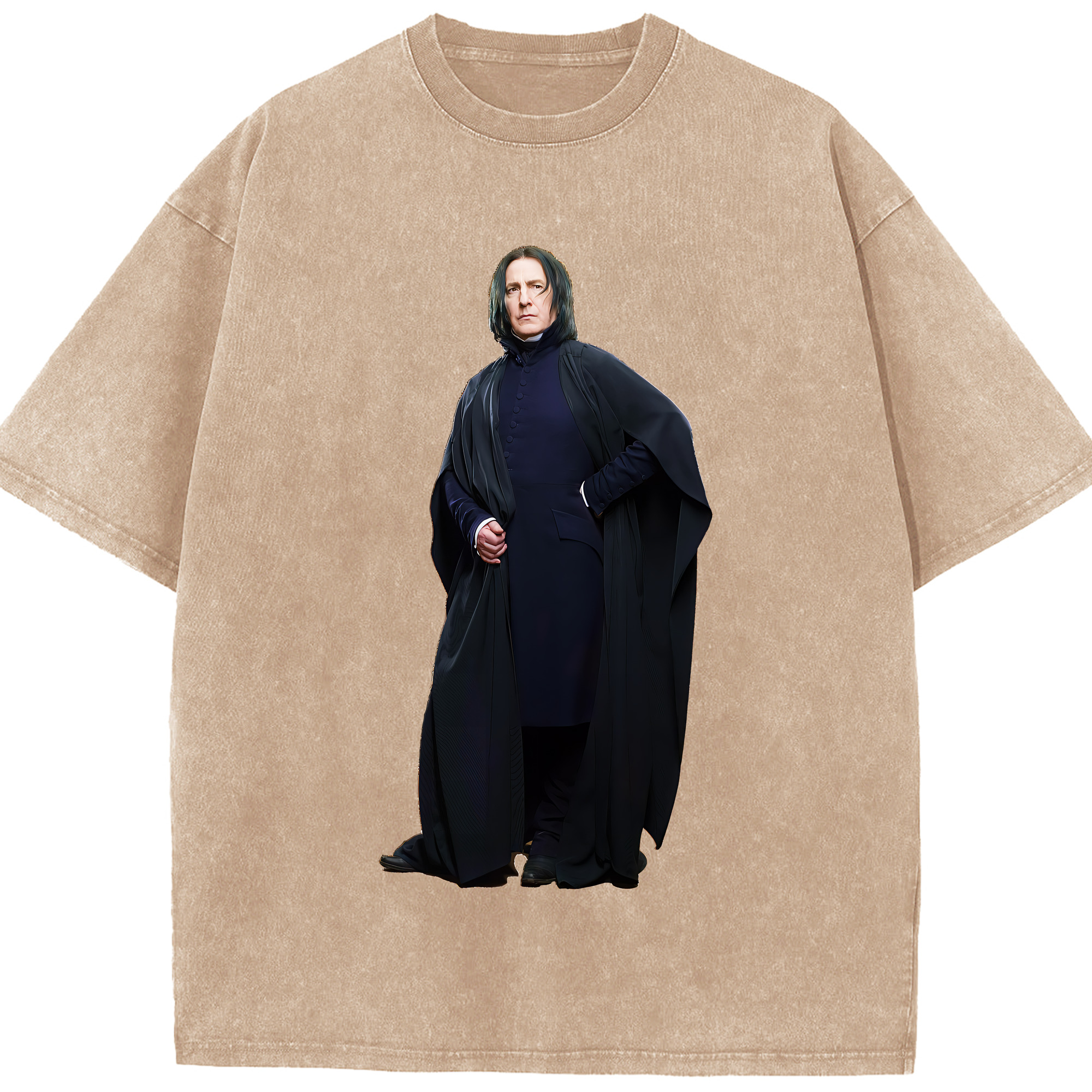 （画像用） Harry Potter ハリー・ポッターシリーズ 綿100% ヴィンテージ風 半袖Tシャツ（フロントプリント）