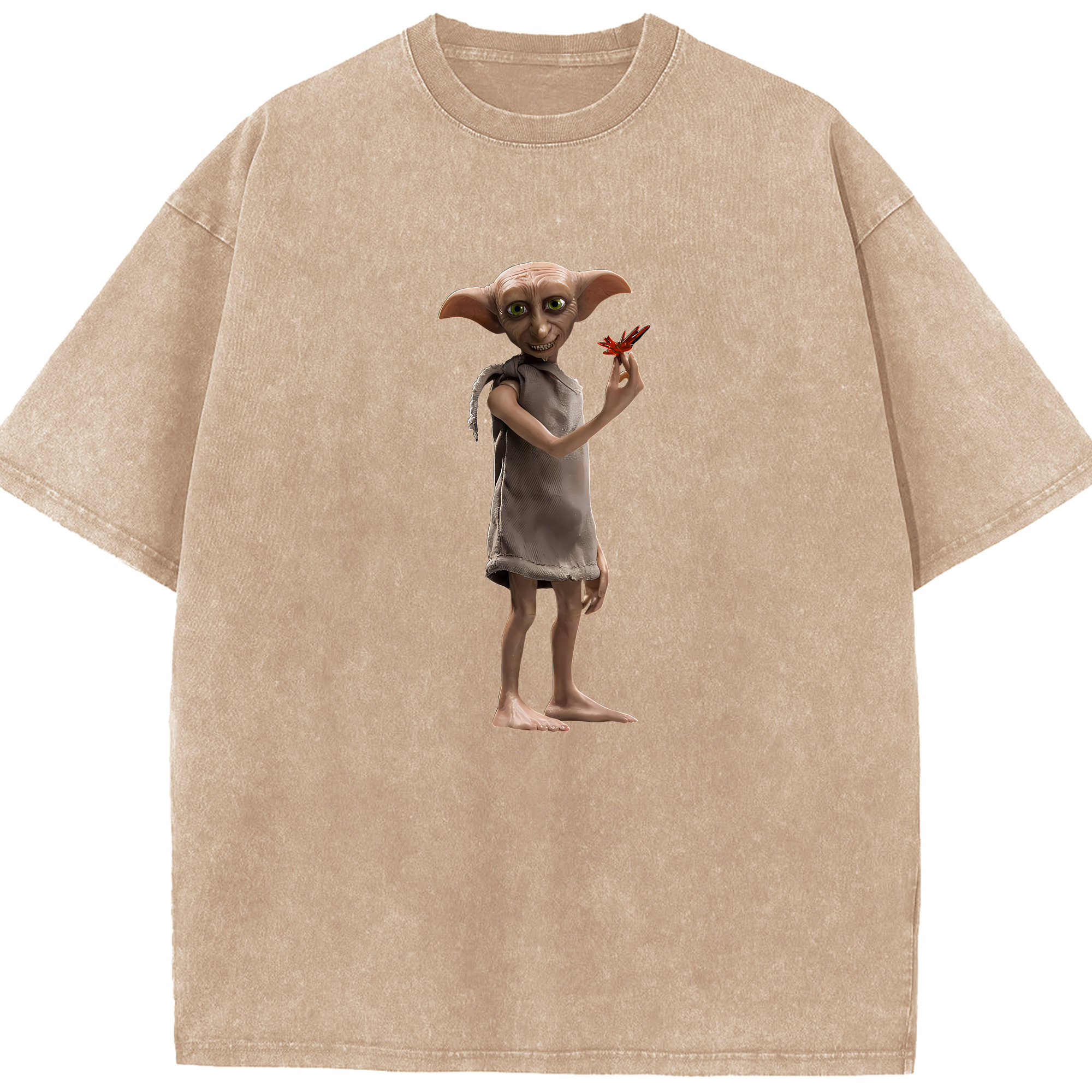 （画像用） Harry Potter ハリー・ポッターシリーズ 綿100% ヴィンテージ風 半袖Tシャツ（フロントプリント）