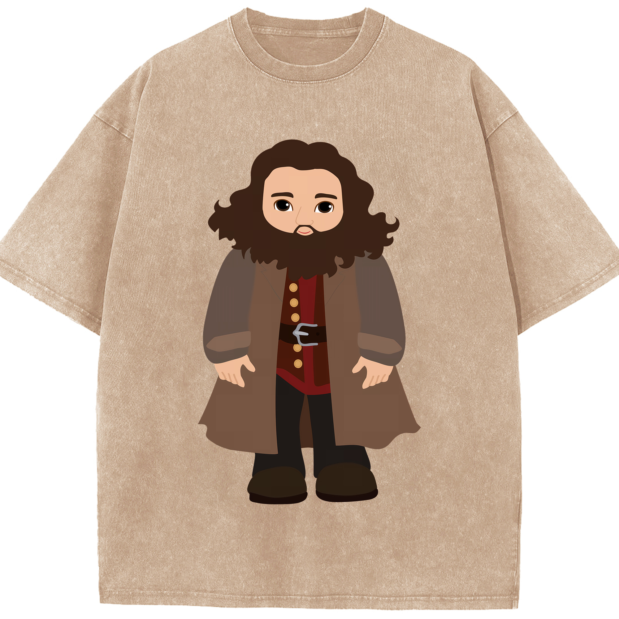 （画像用） Harry Potter ハリー・ポッターシリーズ 綿100% ヴィンテージ風 半袖Tシャツ（フロントプリント）
