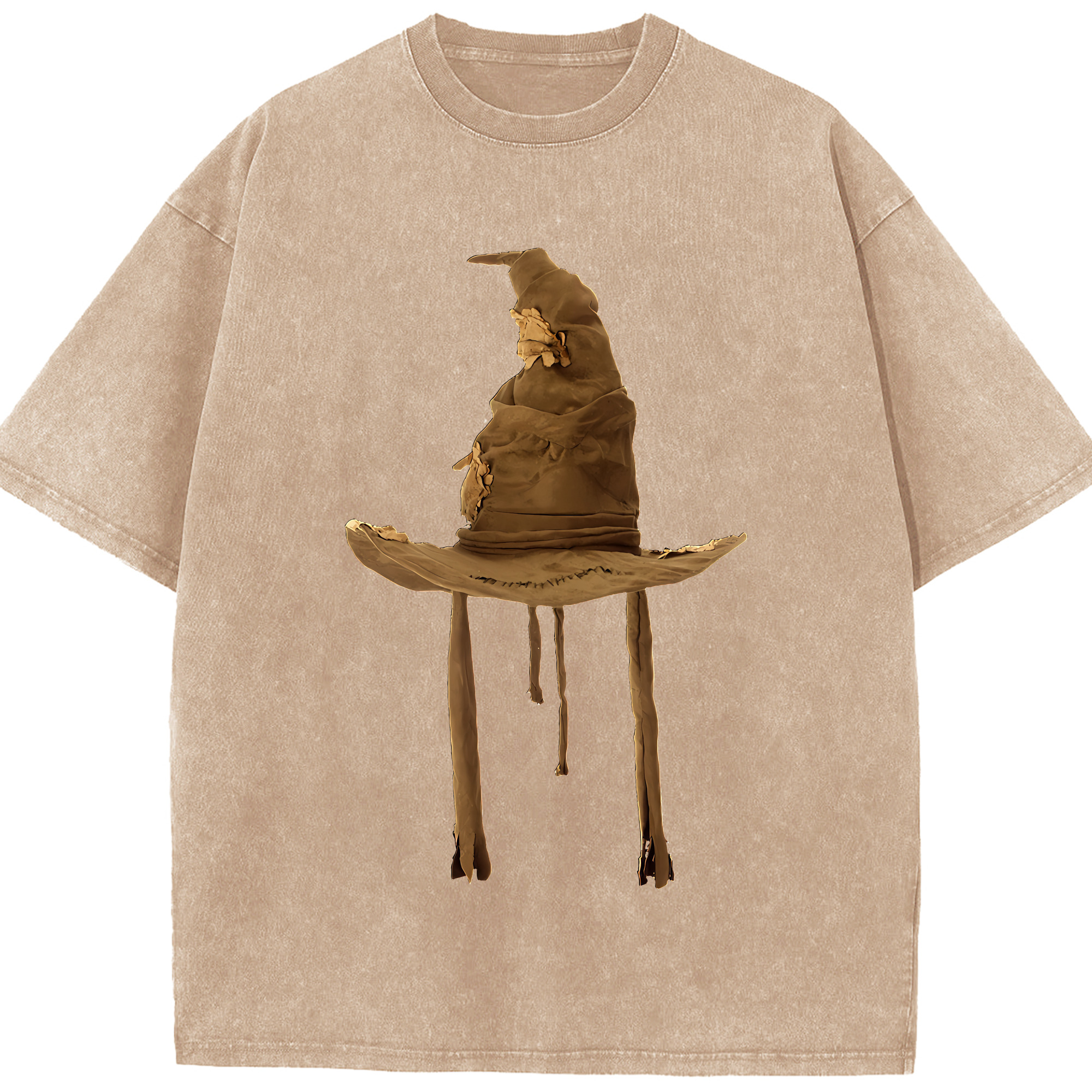 （画像用） Harry Potter ハリー・ポッターシリーズ 綿100% ヴィンテージ風 半袖Tシャツ（フロントプリント）
