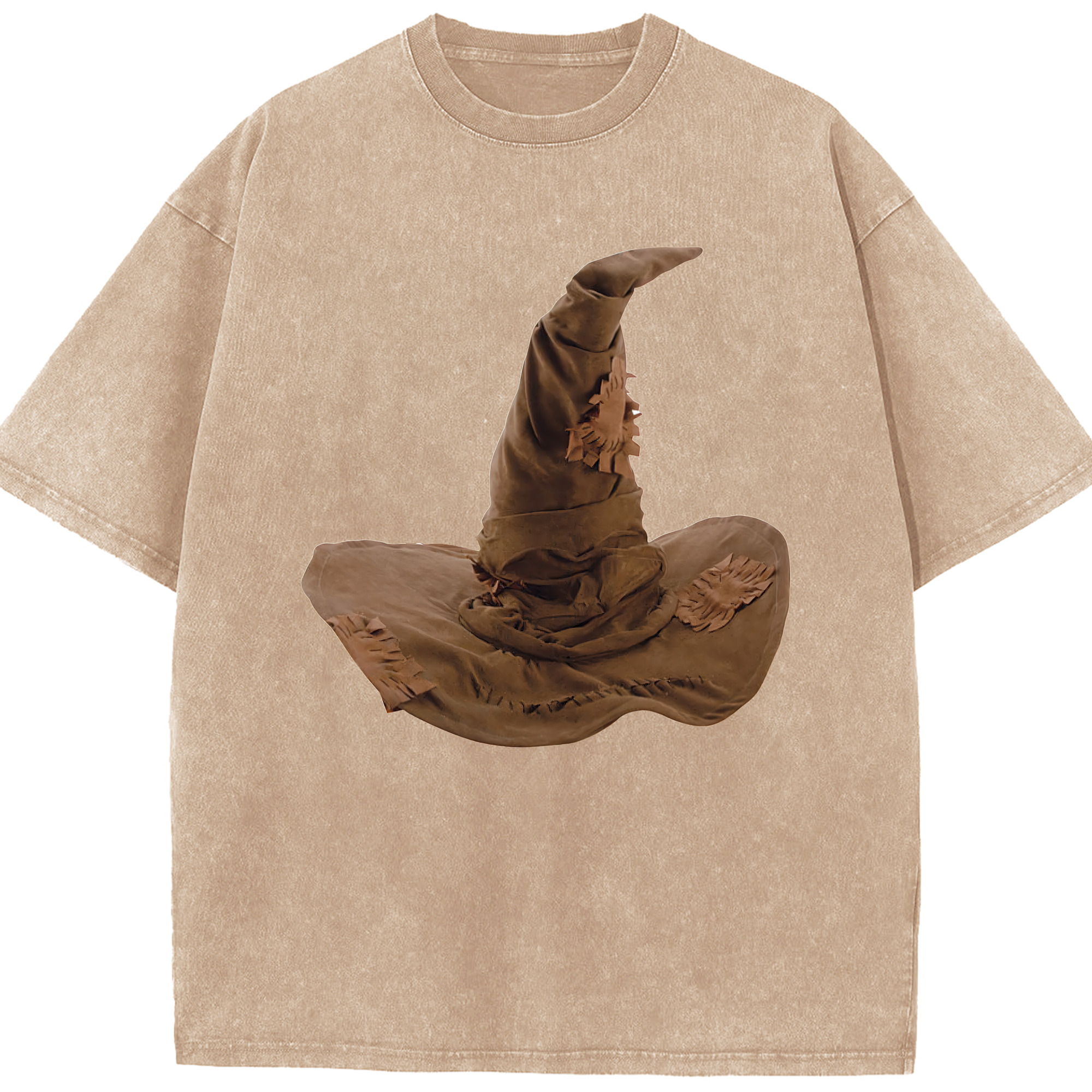 （画像用） Harry Potter ハリー・ポッターシリーズ 綿100% ヴィンテージ風 半袖Tシャツ（フロントプリント）