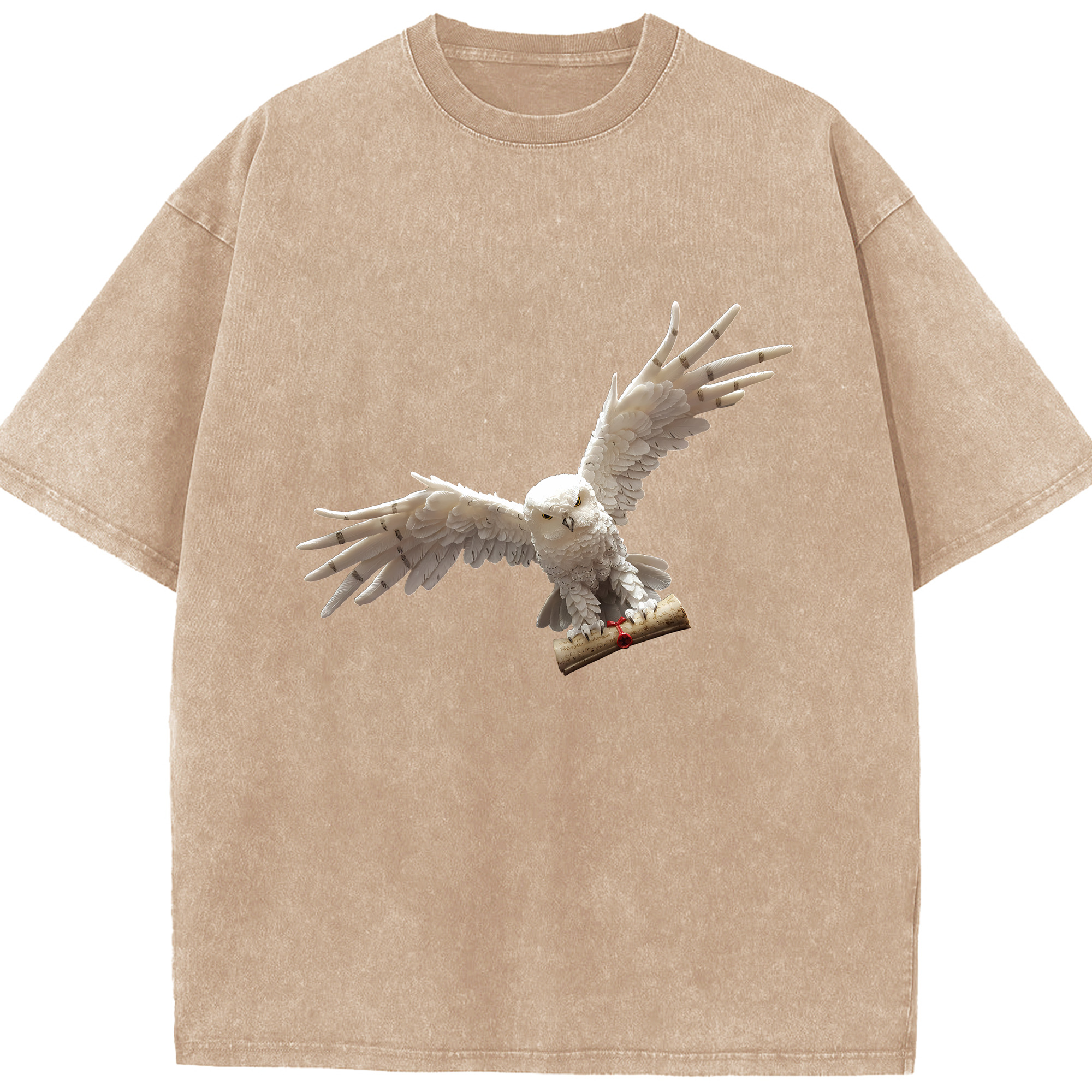 （画像用） Harry Potter ハリー・ポッターシリーズ 綿100% ヴィンテージ風 半袖Tシャツ（フロントプリント）