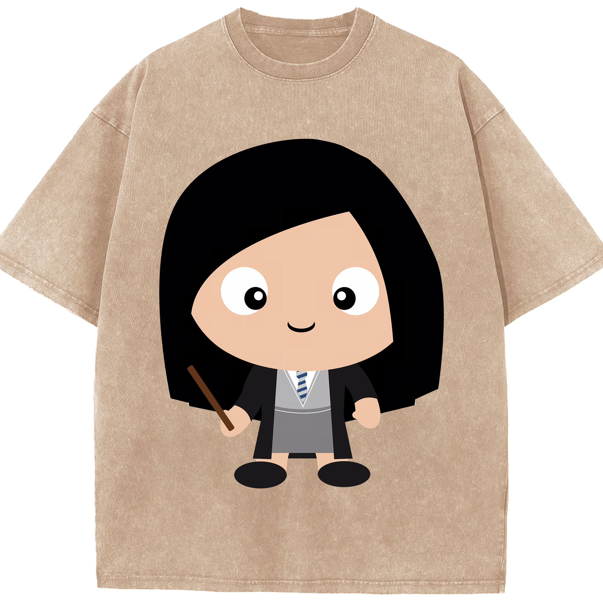 （画像用） Harry Potter ハリー・ポッターシリーズ 綿100% ヴィンテージ風 半袖Tシャツ（フロントプリント）