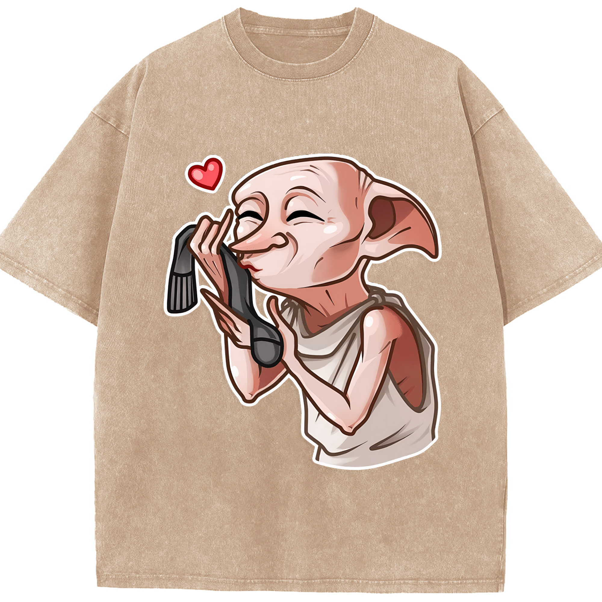 （画像用） Harry Potter ハリー・ポッターシリーズ 綿100% ヴィンテージ風 半袖Tシャツ（フロントプリント）