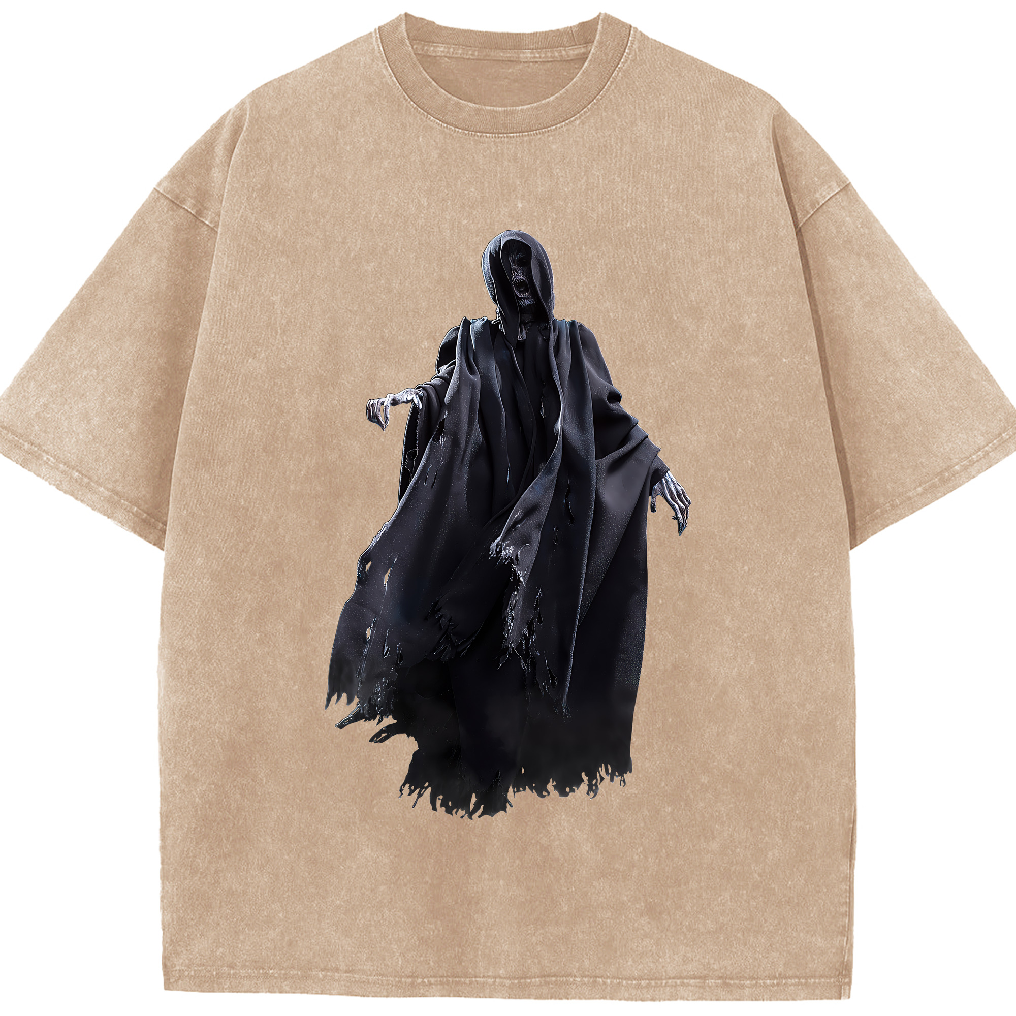 （画像用） Harry Potter ハリー・ポッターシリーズ 綿100% ヴィンテージ風 半袖Tシャツ（フロントプリント）
