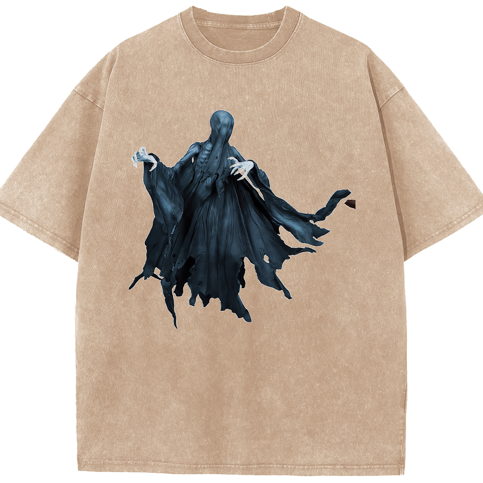 （画像用） Harry Potter ハリー・ポッターシリーズ 綿100% ヴィンテージ風 半袖Tシャツ（フロントプリント）