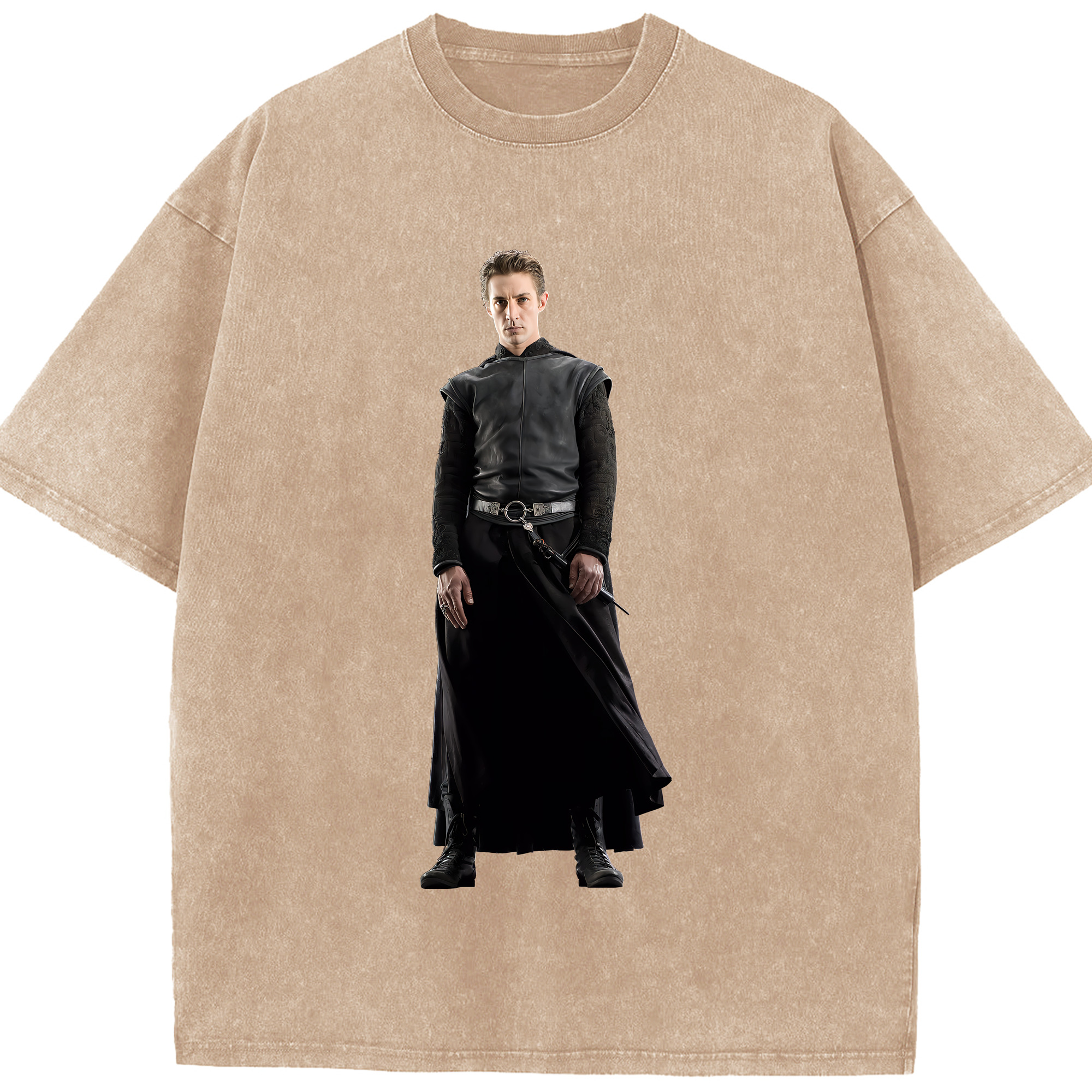 （画像用） Harry Potter ハリー・ポッターシリーズ 綿100% ヴィンテージ風 半袖Tシャツ（フロントプリント）