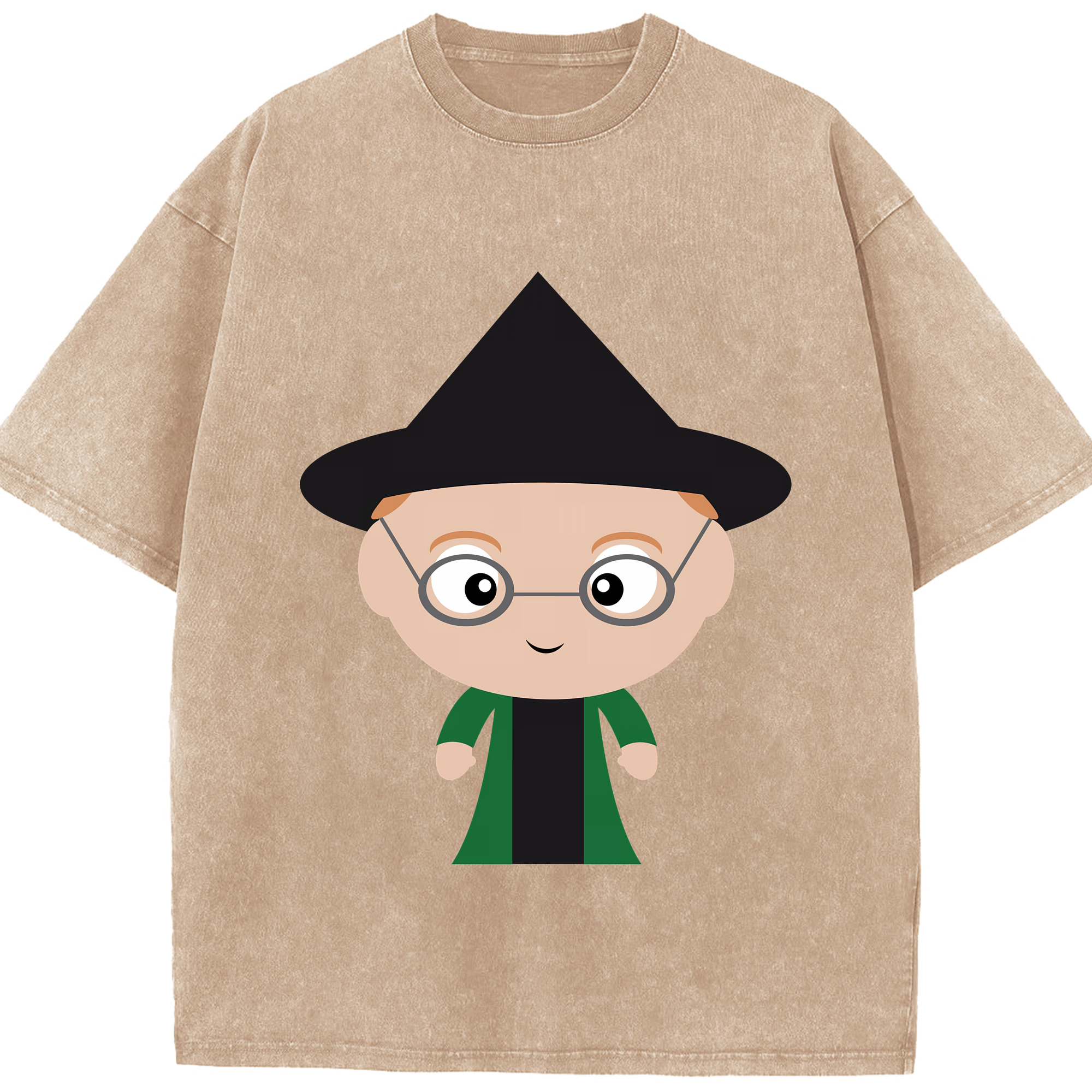 （画像用） Harry Potter ハリー・ポッターシリーズ 綿100% ヴィンテージ風 半袖Tシャツ（フロントプリント）