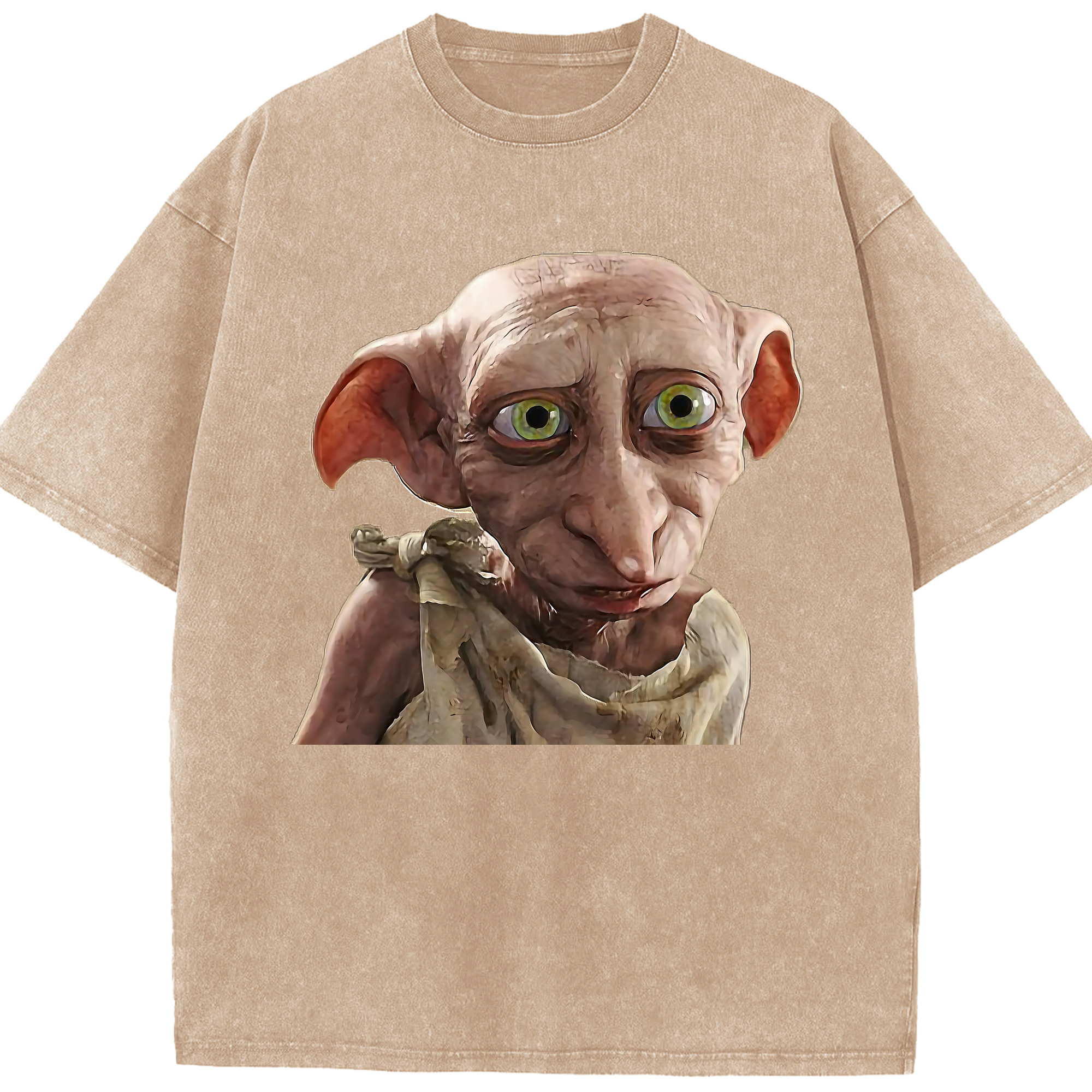 （画像用） Harry Potter ハリー・ポッターシリーズ 綿100% ヴィンテージ風 半袖Tシャツ（フロントプリント）