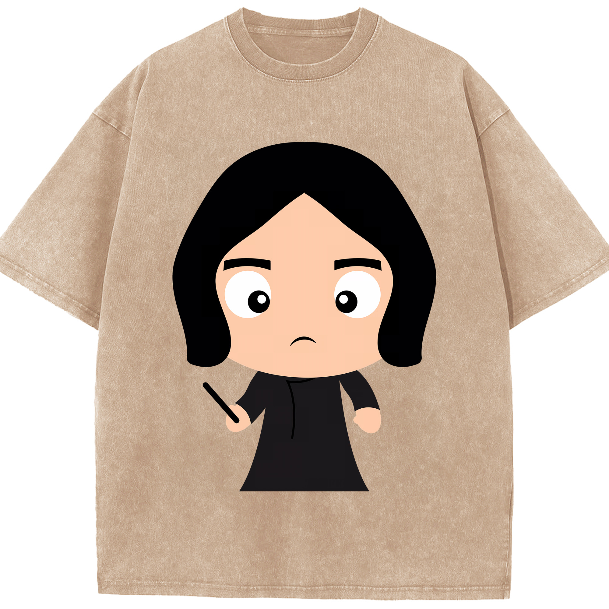 （画像用） Harry Potter ハリー・ポッターシリーズ 綿100% ヴィンテージ風 半袖Tシャツ（フロントプリント）