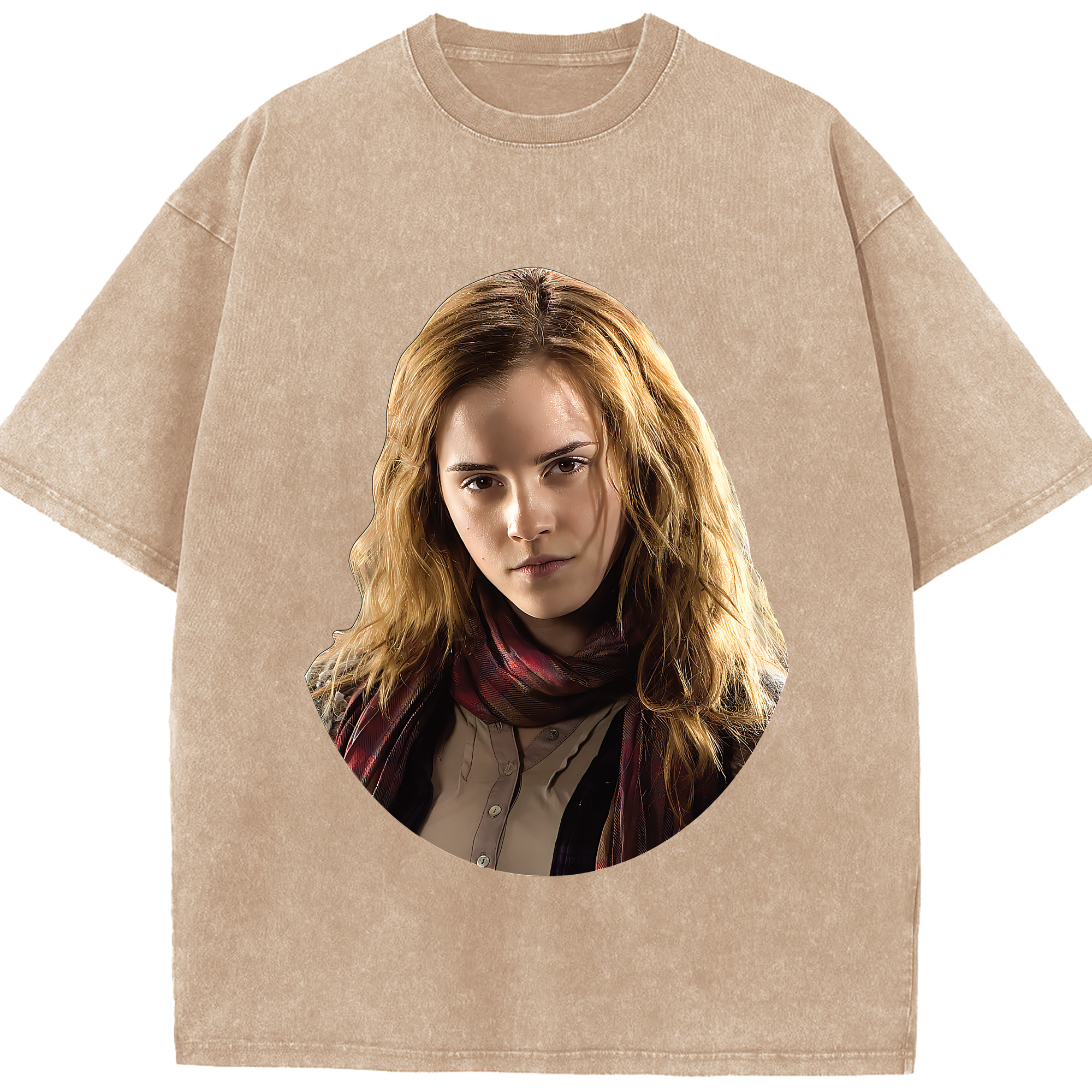 （画像用） Harry Potter ハリー・ポッターシリーズ 綿100% ヴィンテージ風 半袖Tシャツ（フロントプリント）