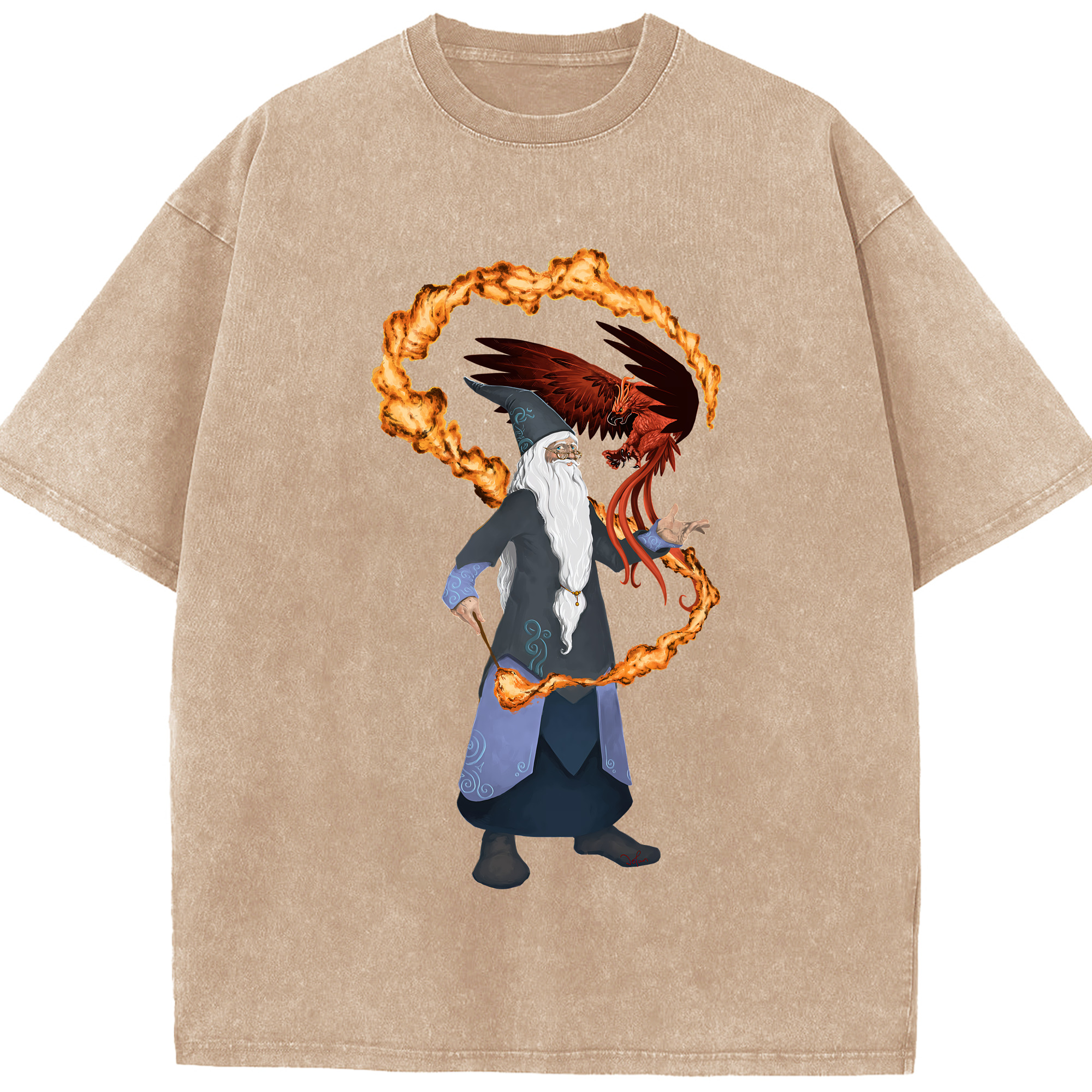 （画像用） Harry Potter ハリー・ポッターシリーズ 綿100% ヴィンテージ風 半袖Tシャツ（フロントプリント）