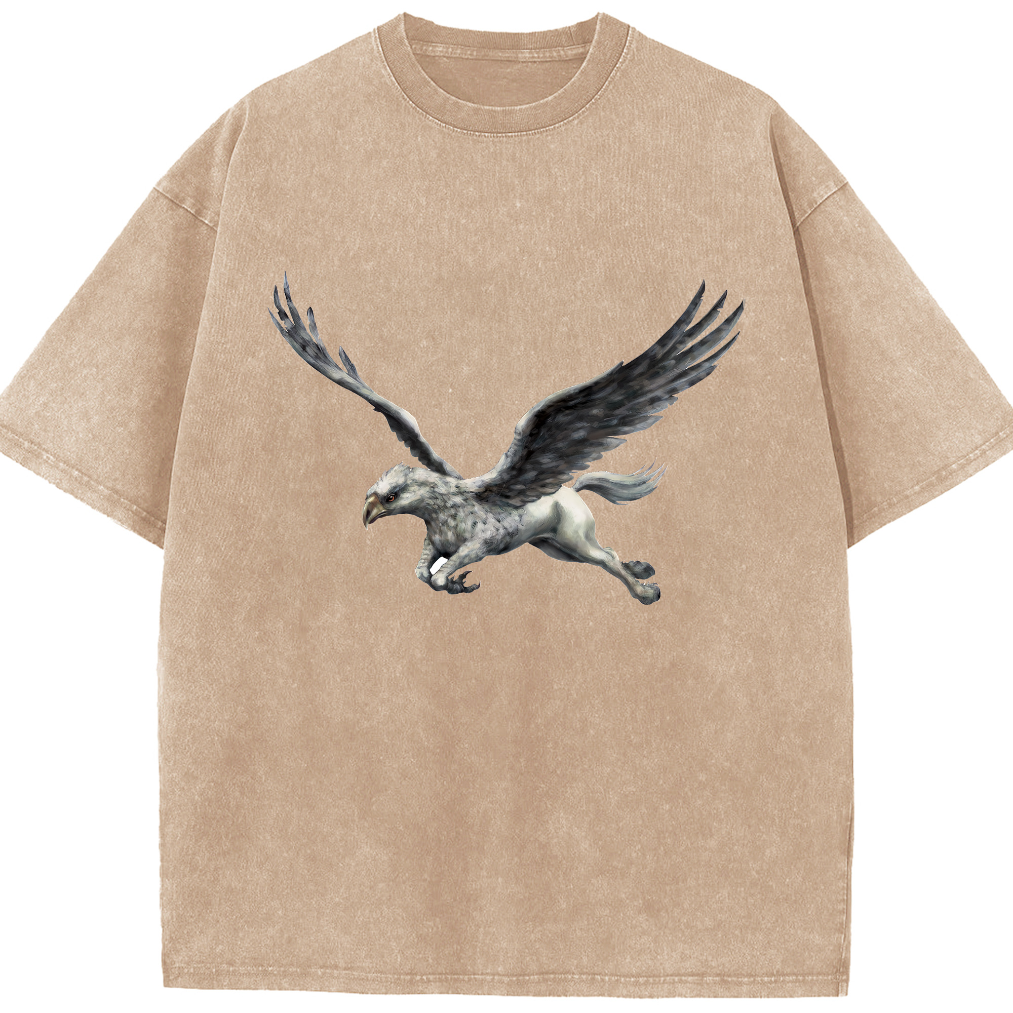 （画像用） Harry Potter ハリー・ポッターシリーズ 綿100% ヴィンテージ風 半袖Tシャツ（フロントプリント）