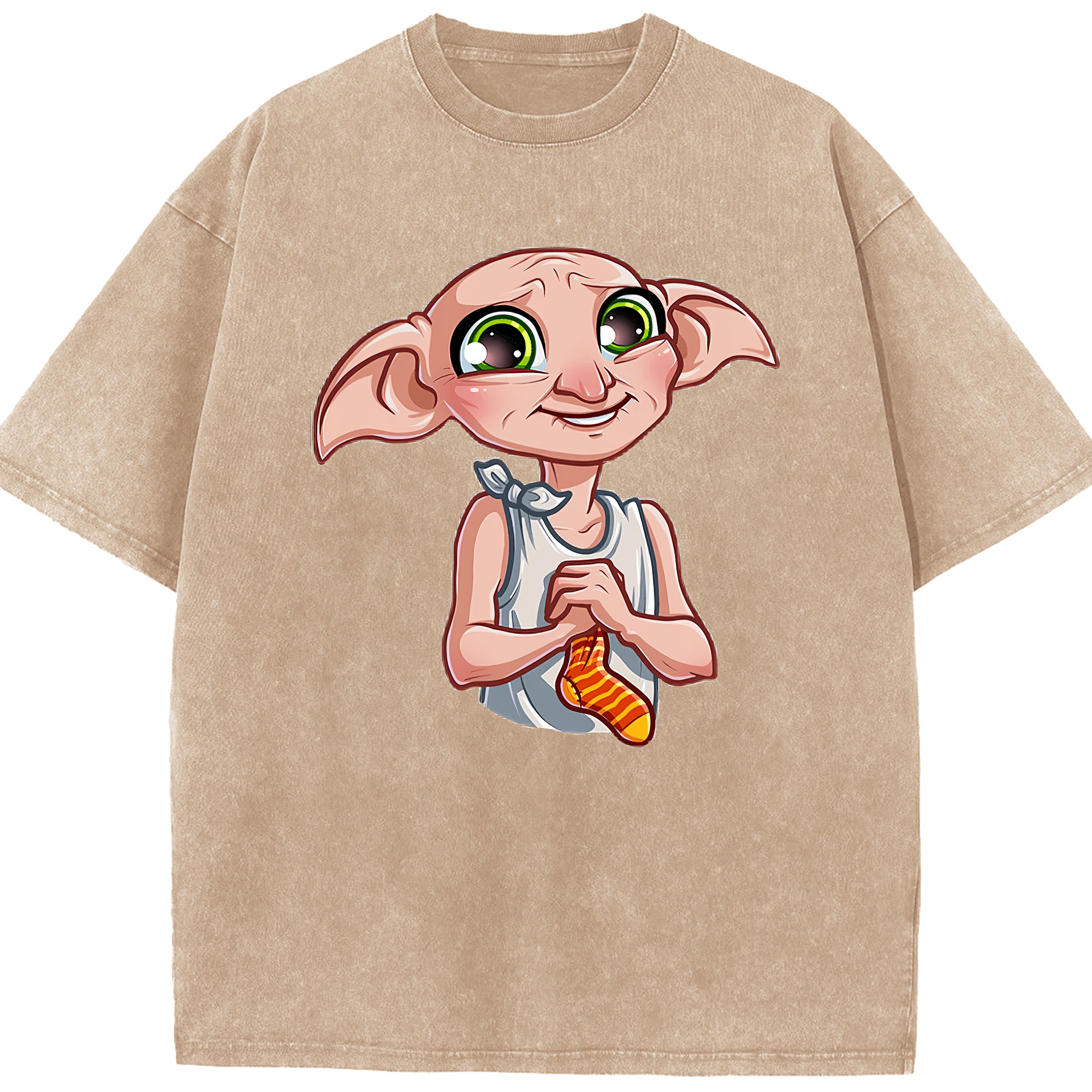 （画像用） Harry Potter ハリー・ポッターシリーズ 綿100% ヴィンテージ風 半袖Tシャツ（フロントプリント）
