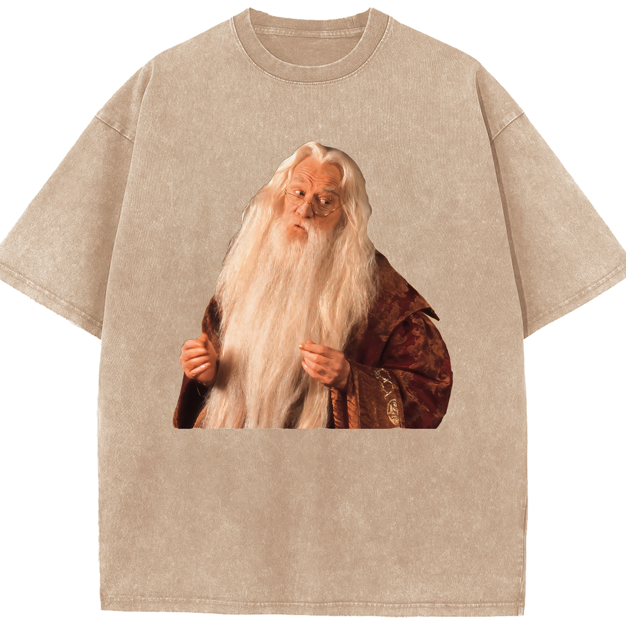 （画像用） Harry Potter ハリー・ポッターシリーズ 綿100% ヴィンテージ風 半袖Tシャツ（フロントプリント）