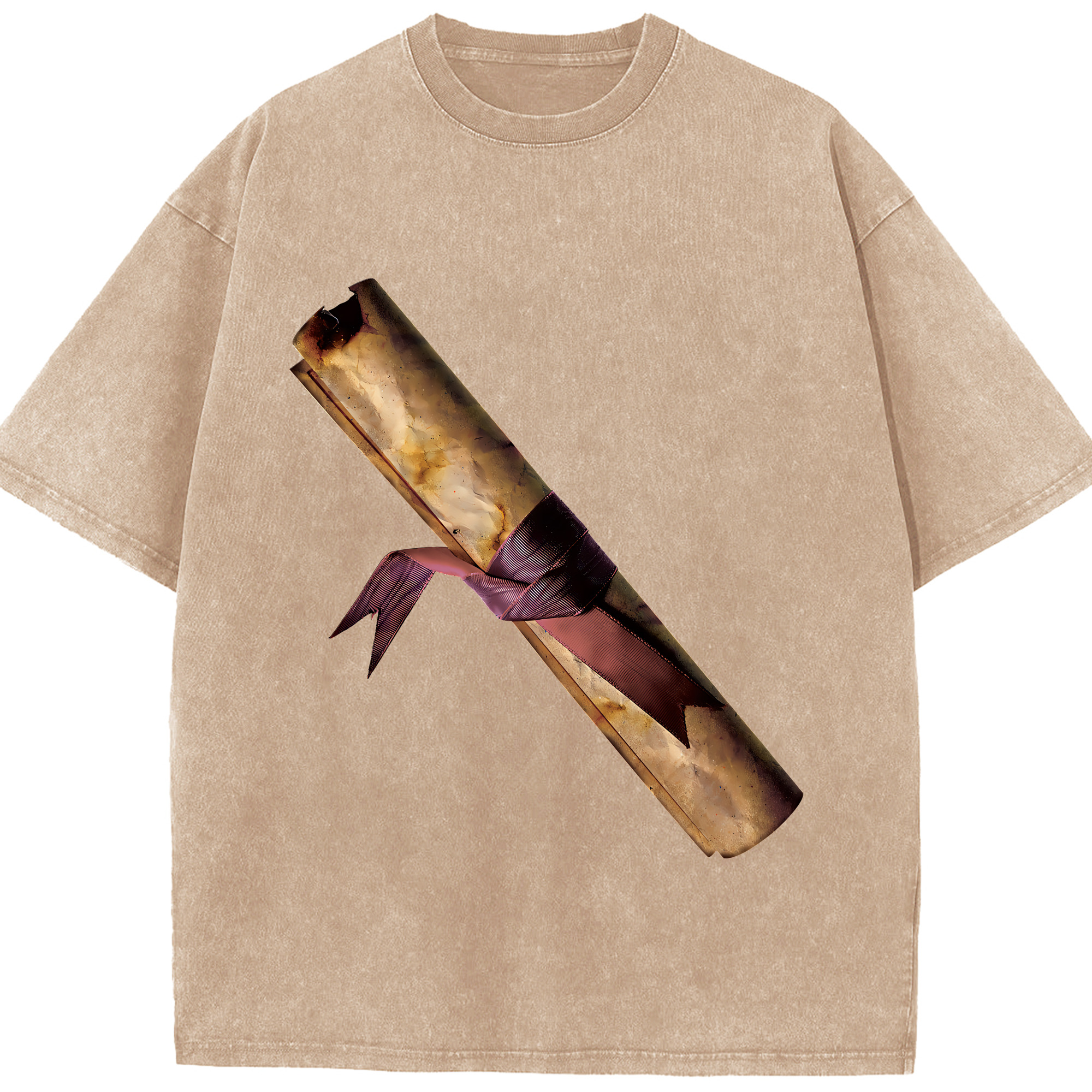 （画像用） Harry Potter ハリー・ポッターシリーズ 綿100% ヴィンテージ風 半袖Tシャツ（フロントプリント）