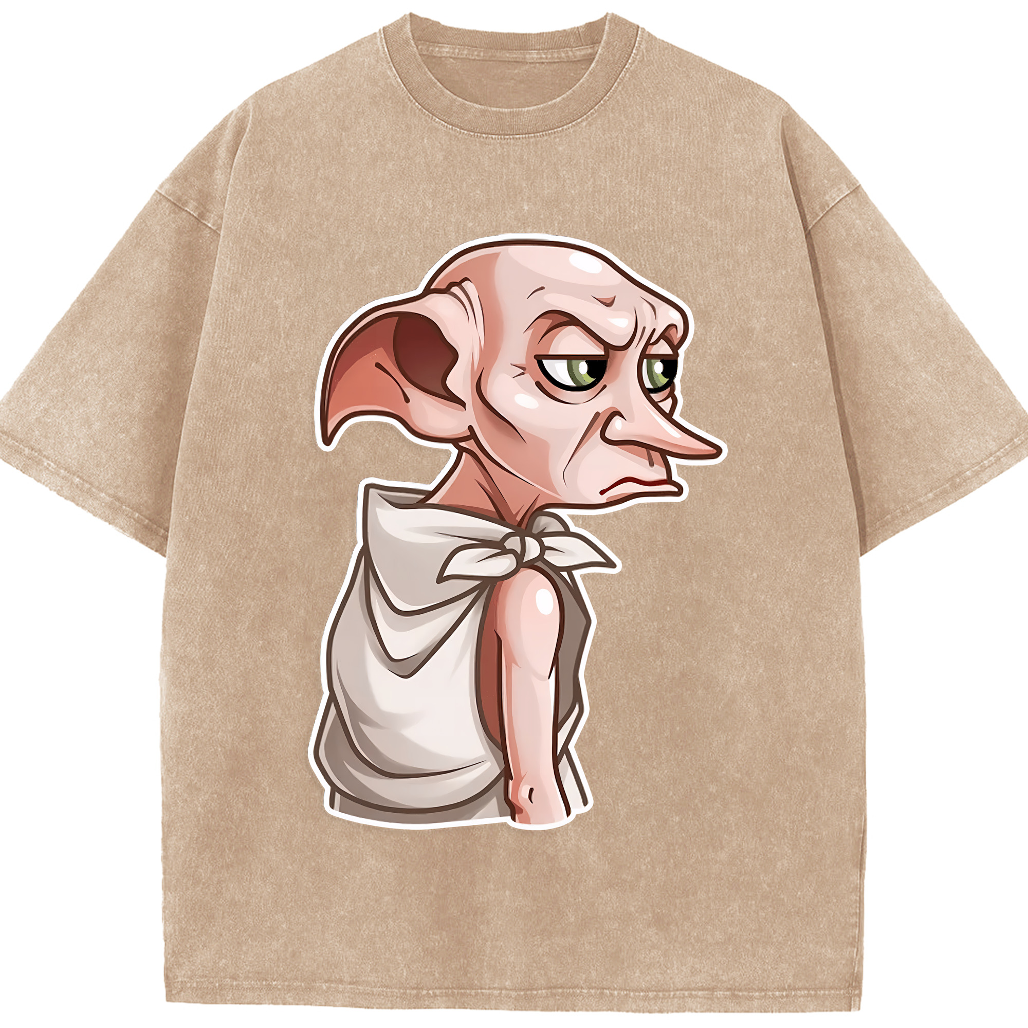 （画像用） Harry Potter ハリー・ポッターシリーズ 綿100% ヴィンテージ風 半袖Tシャツ（フロントプリント）