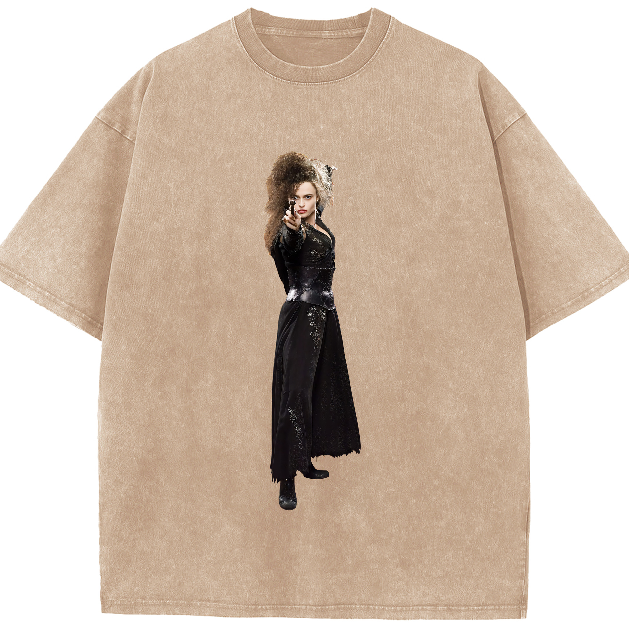 （画像用） Harry Potter ハリー・ポッターシリーズ 綿100% ヴィンテージ風 半袖Tシャツ（フロントプリント）
