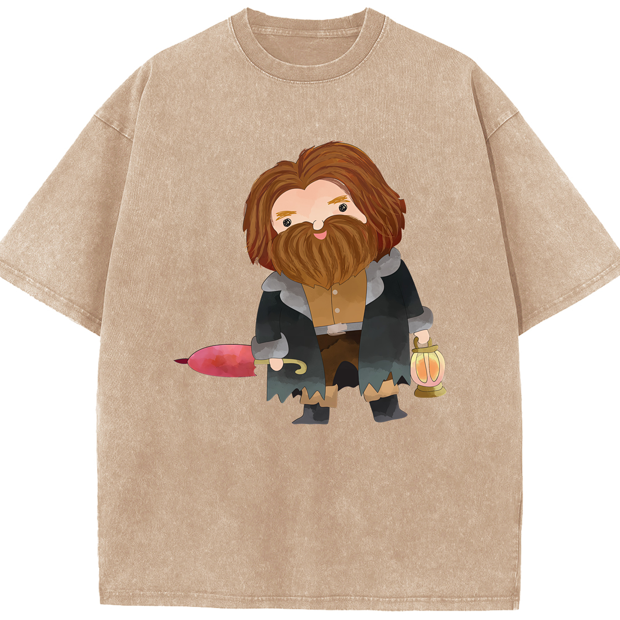 （画像用） Harry Potter ハリー・ポッターシリーズ 綿100% ヴィンテージ風 半袖Tシャツ（フロントプリント）