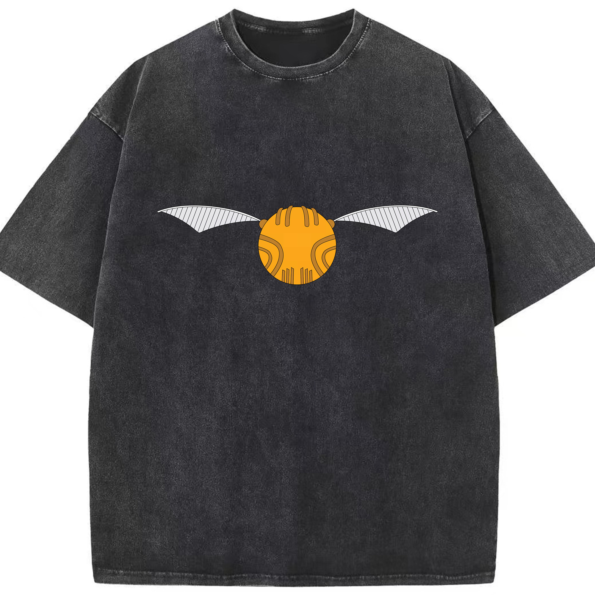 （画像用） Harry Potter ハリー・ポッターシリーズ 綿100% ヴィンテージ風 半袖Tシャツ（フロントプリント）