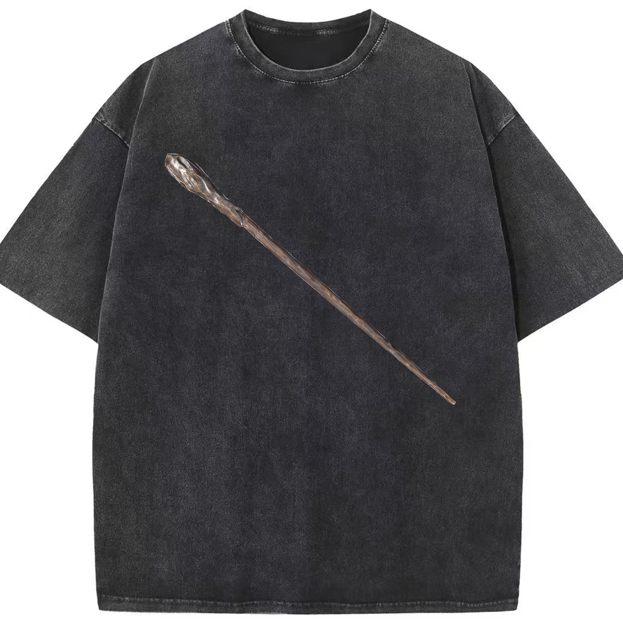 （画像用） Harry Potter ハリー・ポッターシリーズ 綿100% ヴィンテージ風 半袖Tシャツ（フロントプリント）