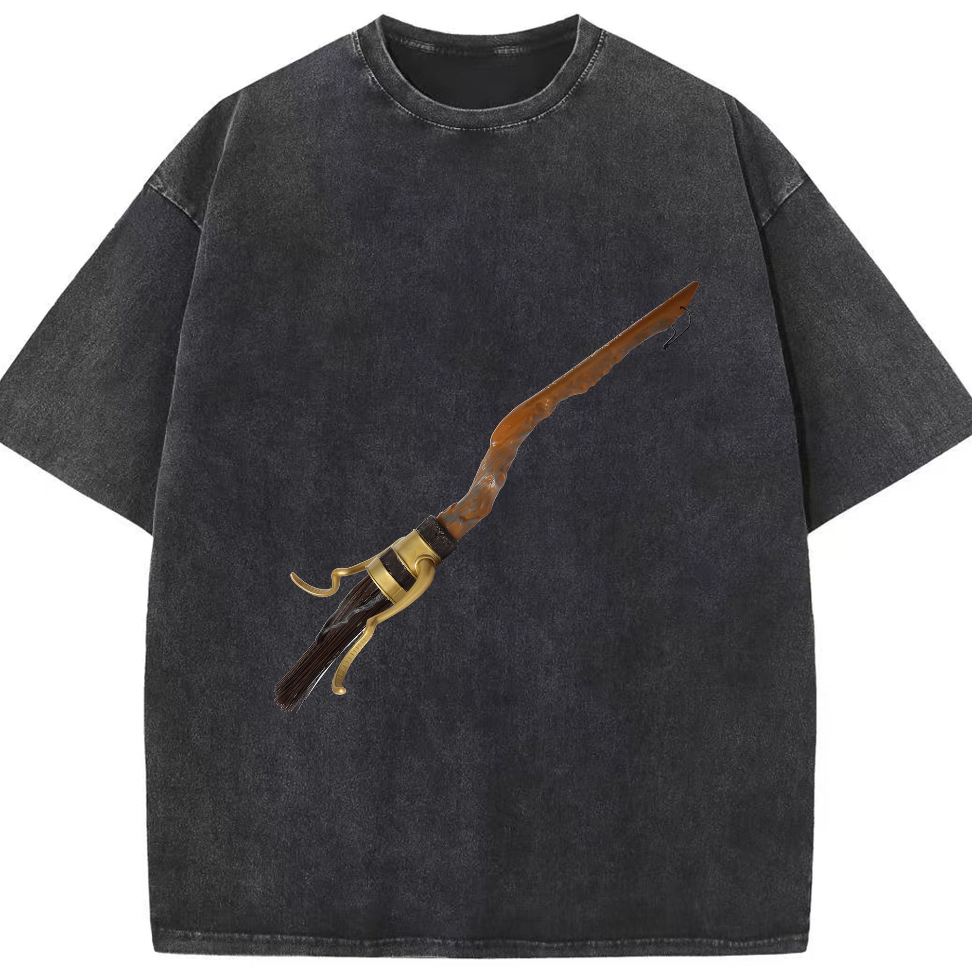 （画像用） Harry Potter ハリー・ポッターシリーズ 綿100% ヴィンテージ風 半袖Tシャツ（フロントプリント）