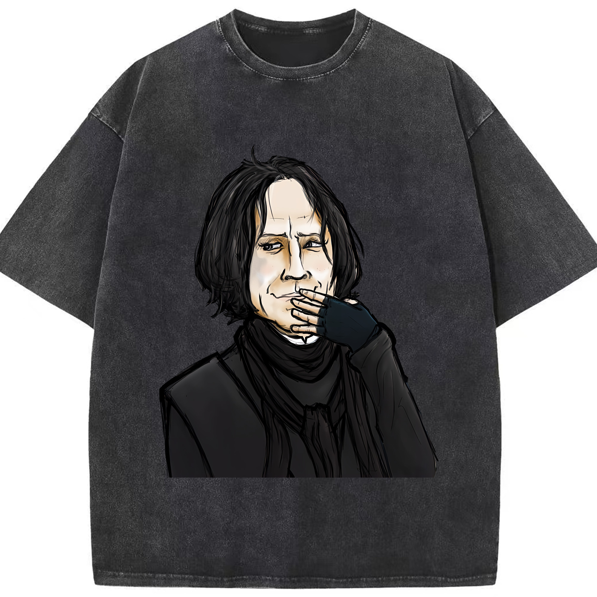 （画像用） Harry Potter ハリー・ポッターシリーズ 綿100% ヴィンテージ風 半袖Tシャツ（フロントプリント）