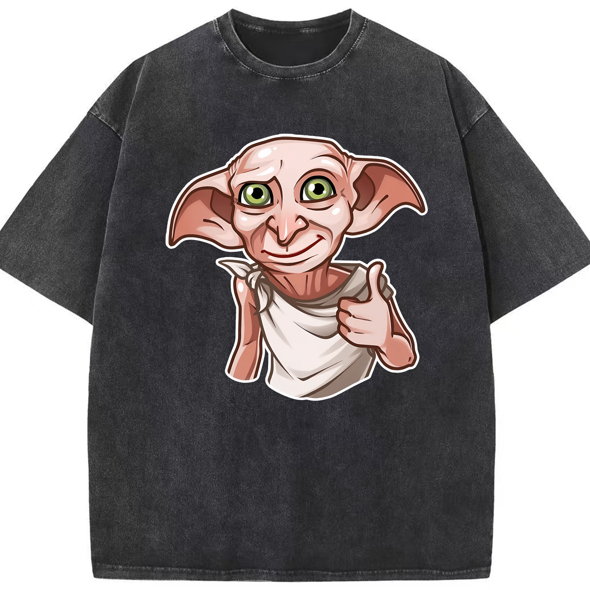 （画像用） Harry Potter ハリー・ポッターシリーズ 綿100% ヴィンテージ風 半袖Tシャツ（フロントプリント）