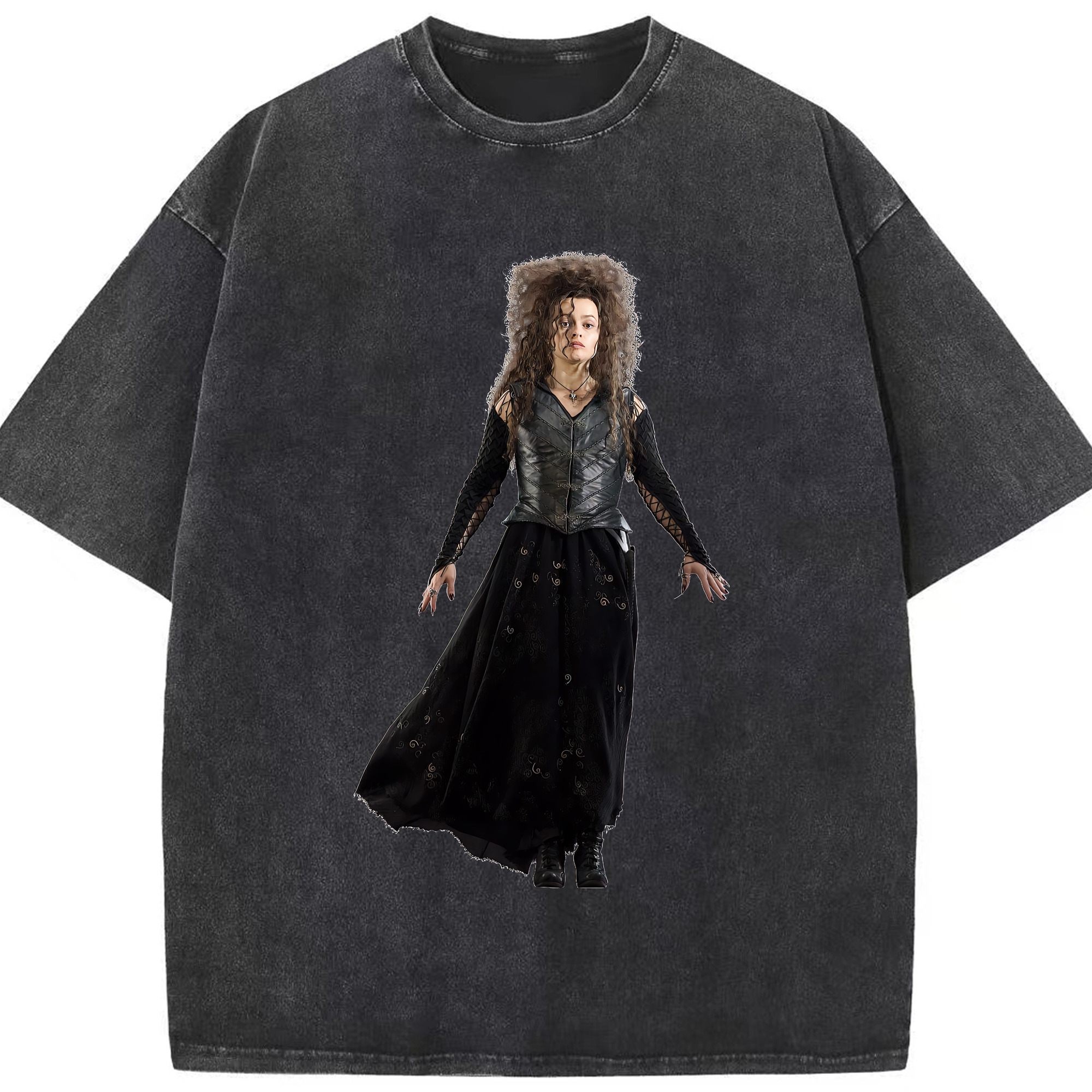 （画像用） Harry Potter ハリー・ポッターシリーズ 綿100% ヴィンテージ風 半袖Tシャツ（フロントプリント）