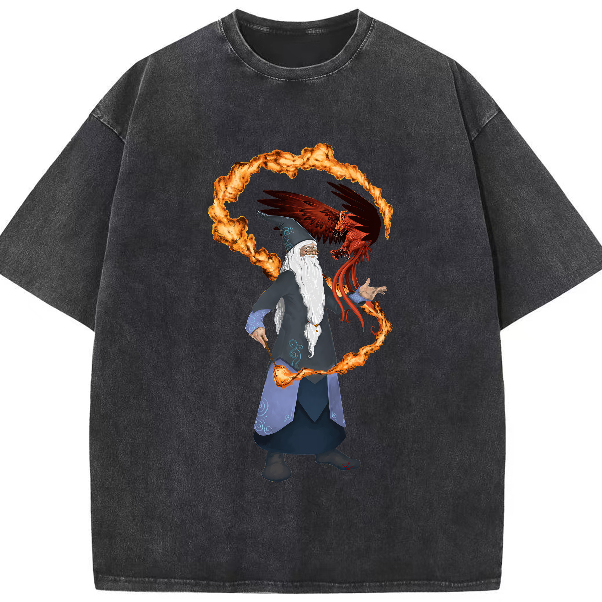 （画像用） Harry Potter ハリー・ポッターシリーズ 綿100% ヴィンテージ風 半袖Tシャツ（フロントプリント）