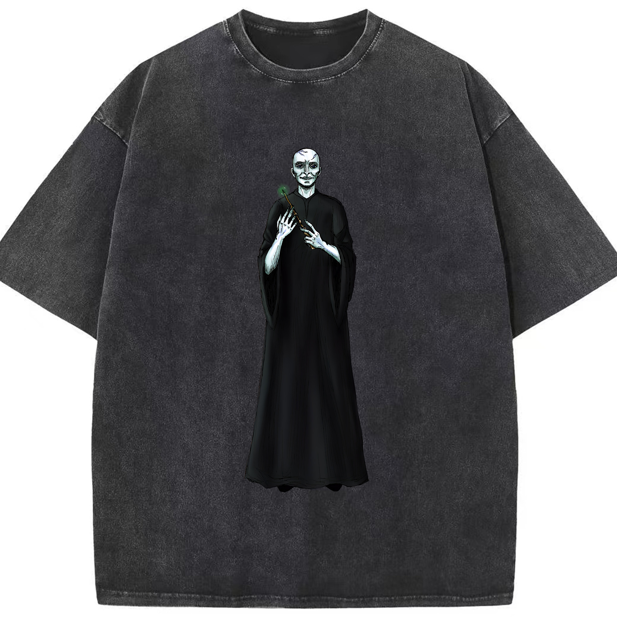 （画像用） Harry Potter ハリー・ポッターシリーズ 綿100% ヴィンテージ風 半袖Tシャツ（フロントプリント）