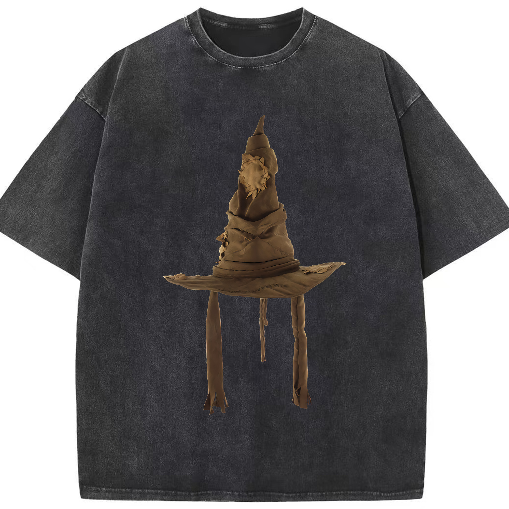 （画像用） Harry Potter ハリー・ポッターシリーズ 綿100% ヴィンテージ風 半袖Tシャツ（フロントプリント）