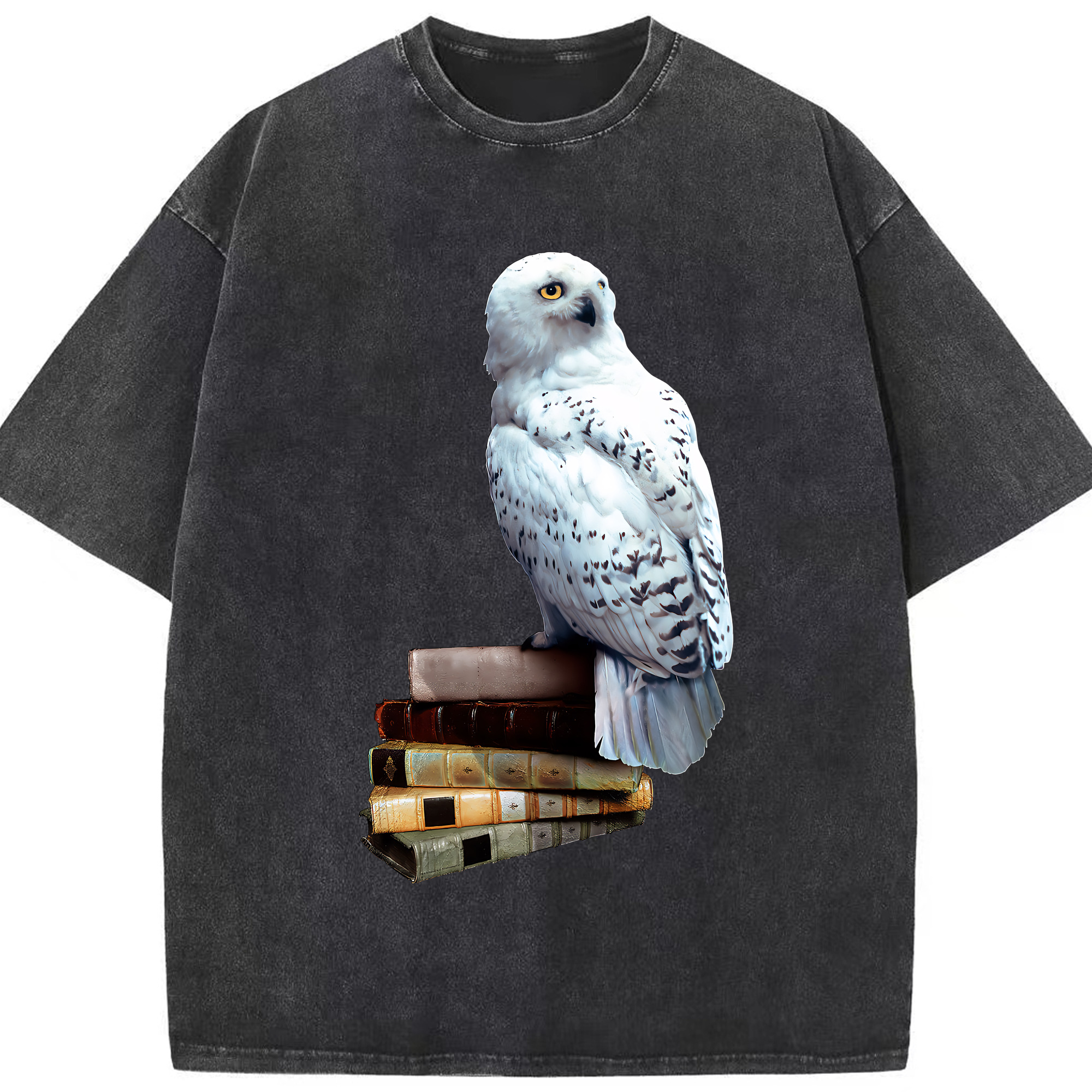 （画像用） Harry Potter ハリー・ポッターシリーズ 綿100% ヴィンテージ風 半袖Tシャツ（フロントプリント）