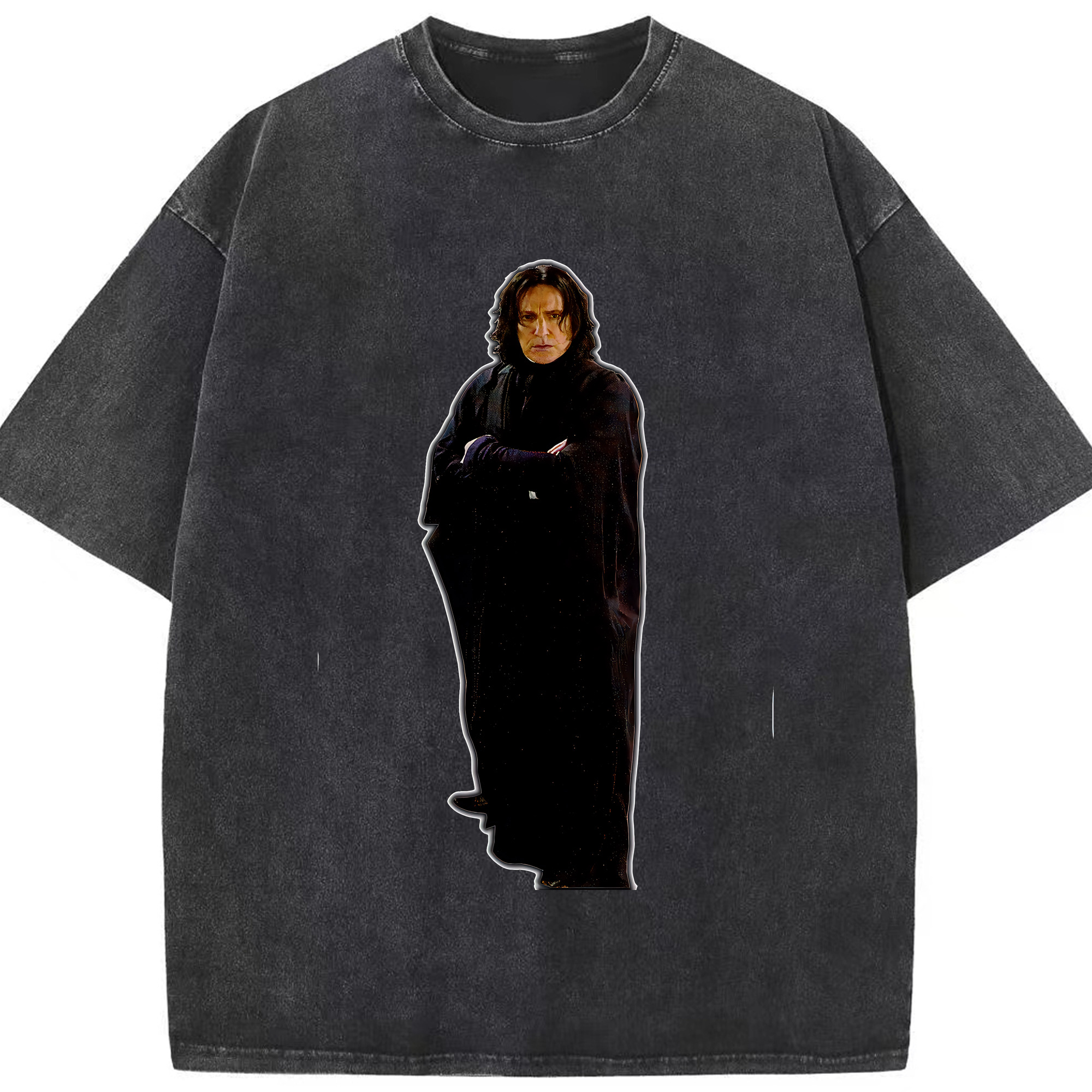 （画像用） Harry Potter ハリー・ポッターシリーズ 綿100% ヴィンテージ風 半袖Tシャツ（フロントプリント）
