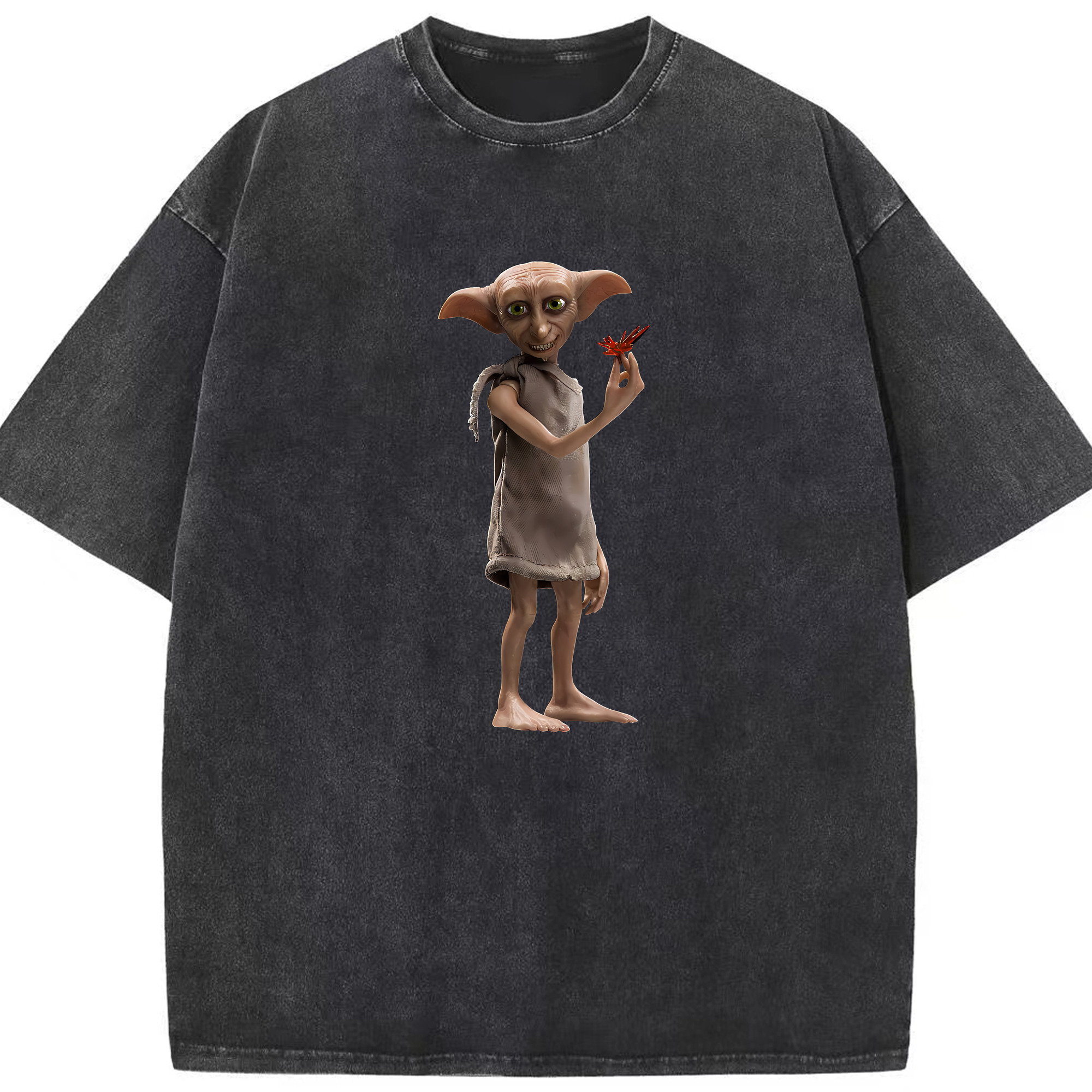 （画像用） Harry Potter ハリー・ポッターシリーズ 綿100% ヴィンテージ風 半袖Tシャツ（フロントプリント）