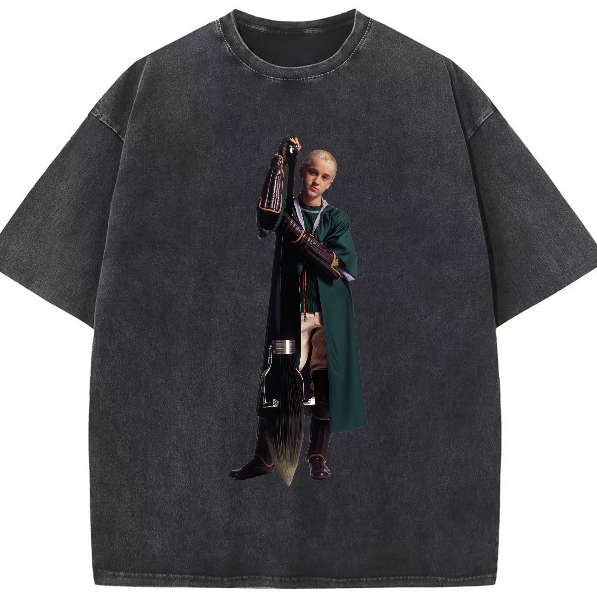 （画像用） Harry Potter ハリー・ポッターシリーズ 綿100% ヴィンテージ風 半袖Tシャツ（フロントプリント）