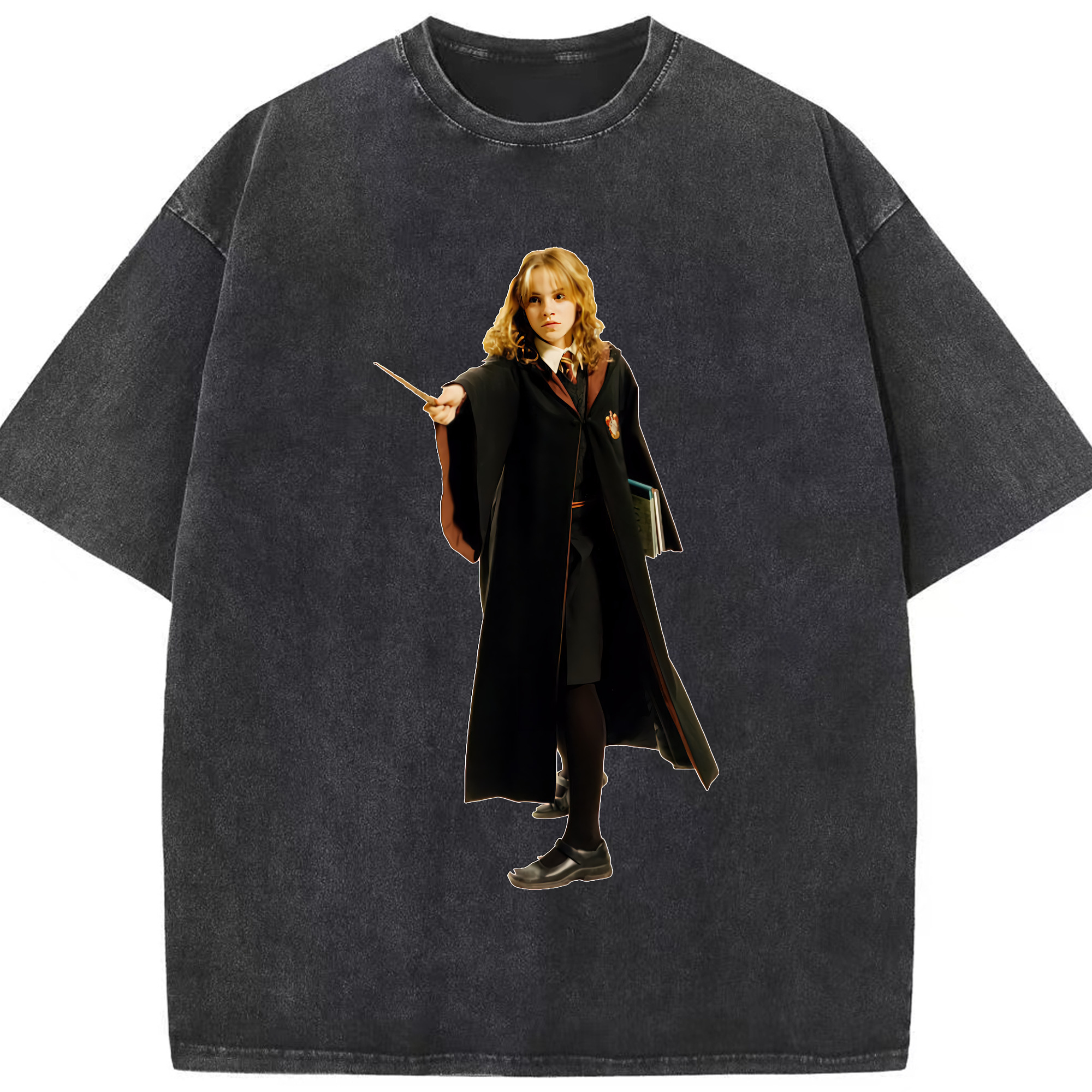 （画像用） Harry Potter ハリー・ポッターシリーズ 綿100% ヴィンテージ風 半袖Tシャツ（フロントプリント）