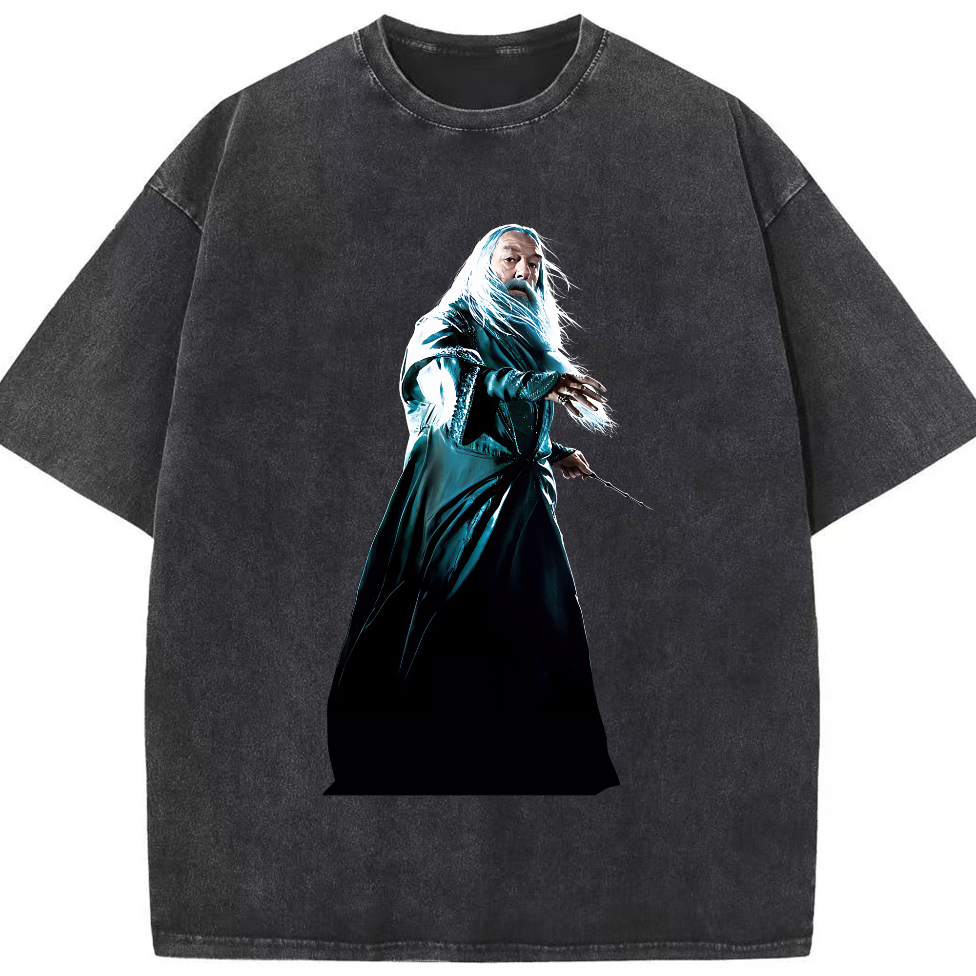 （画像用） Harry Potter ハリー・ポッターシリーズ 綿100% ヴィンテージ風 半袖Tシャツ（フロントプリント）